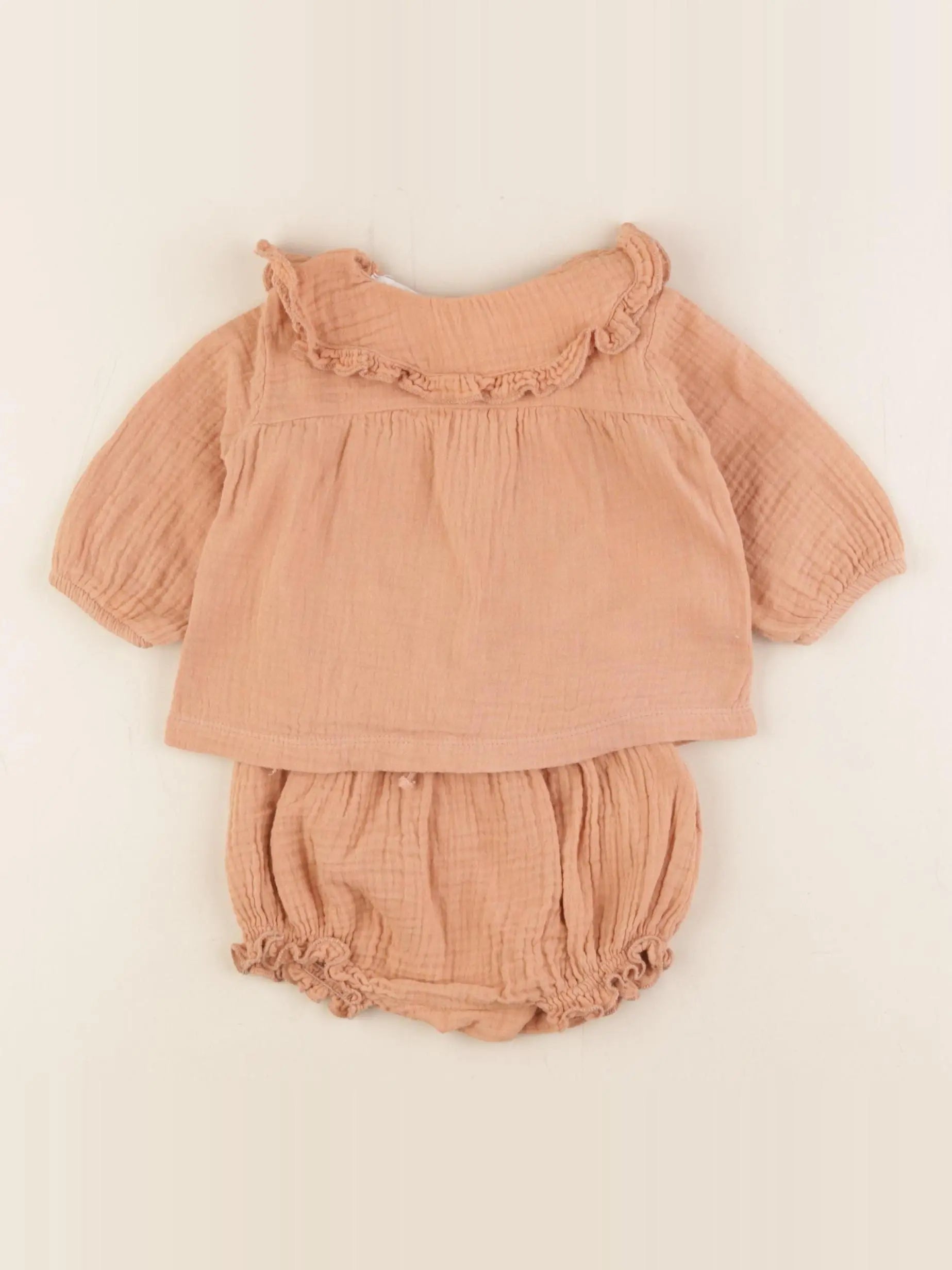 Zara - ensemble rose - 1/3 mois