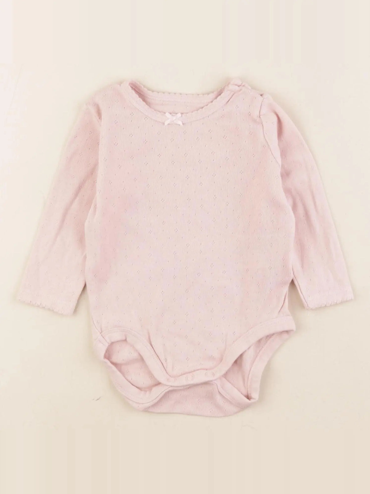 H&M - body rose - 2/4 mois