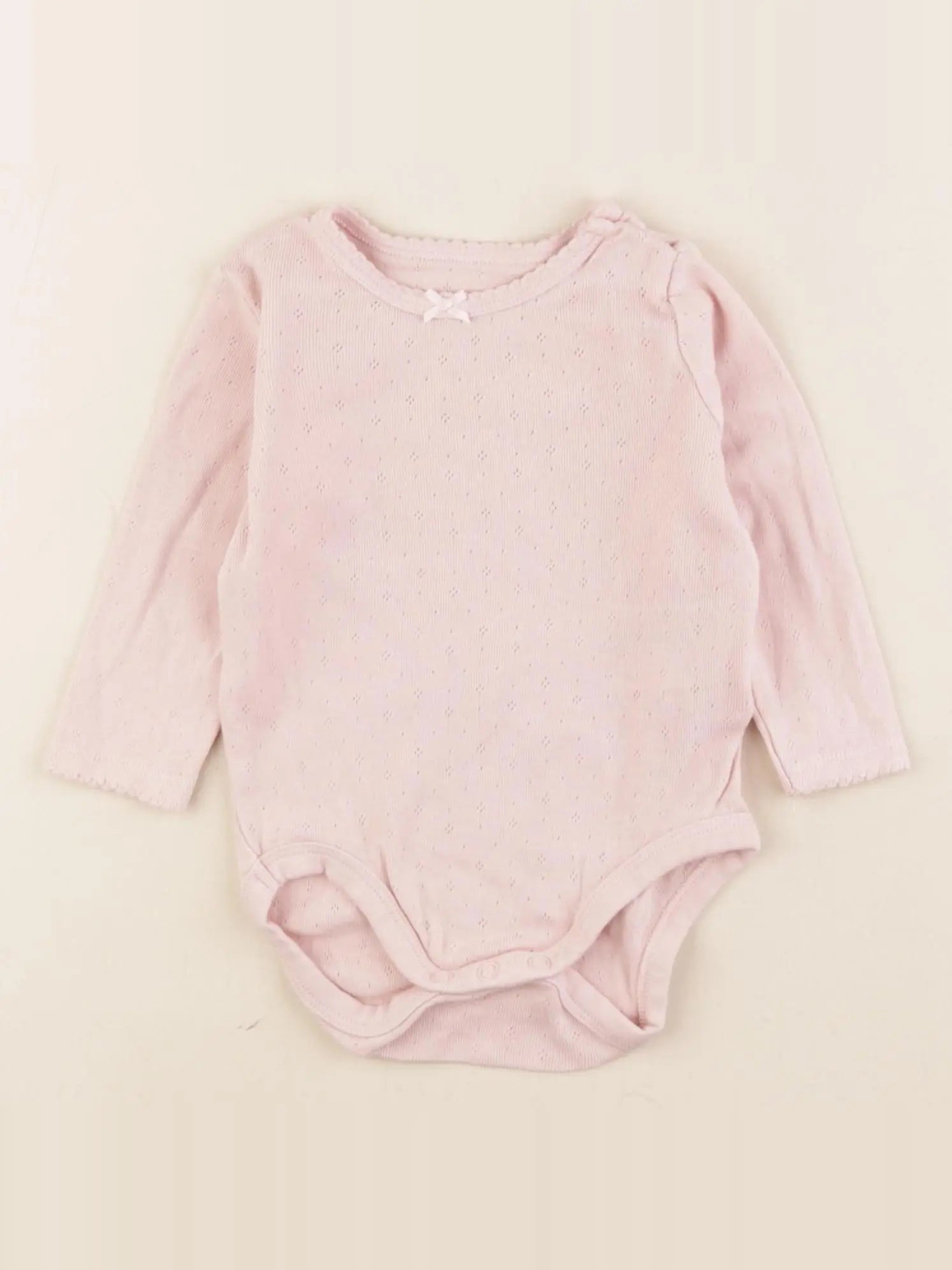 H&M - body rose - 2/4 mois