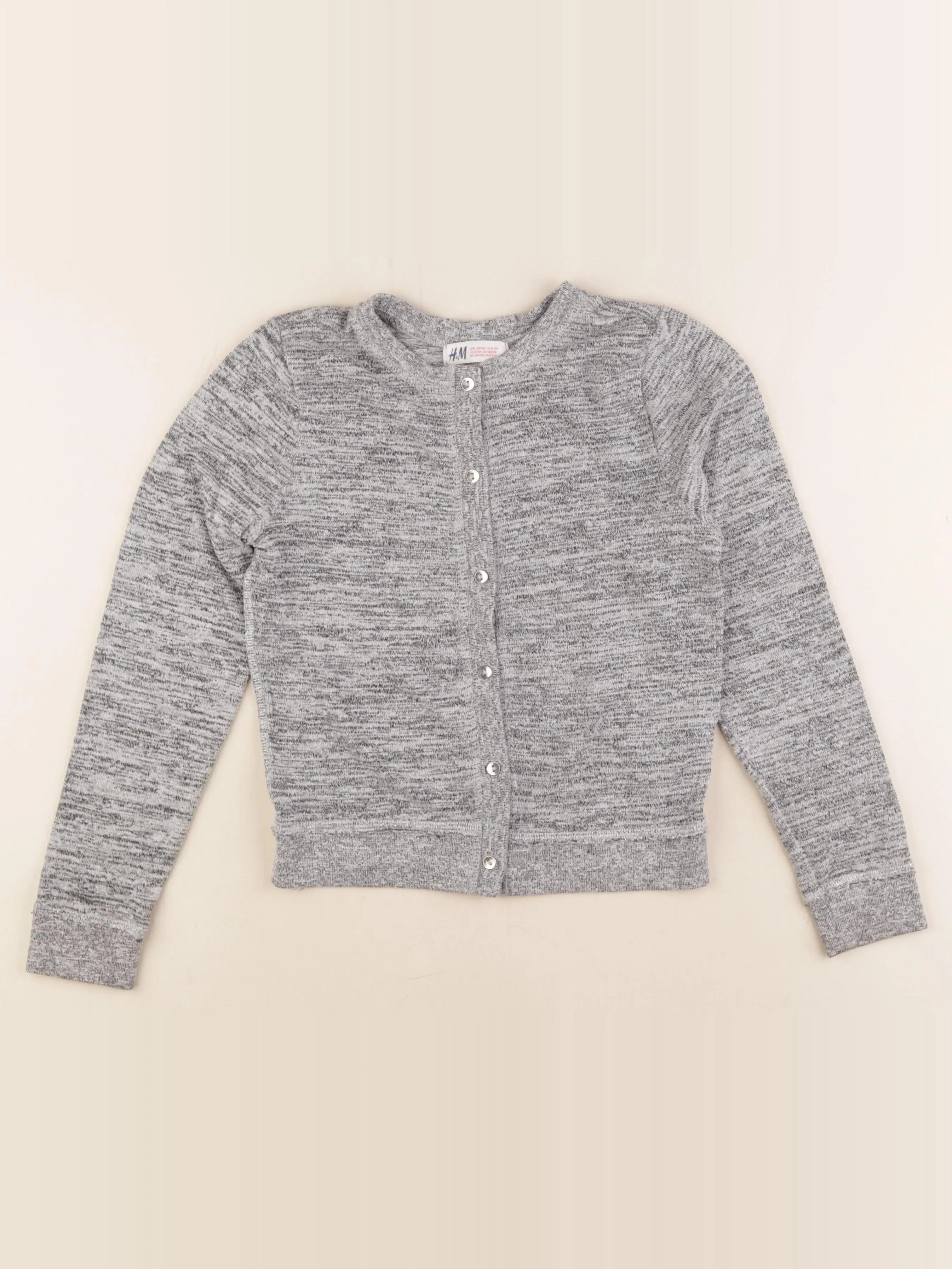 H&M - sweat gris - 8/10 ans
