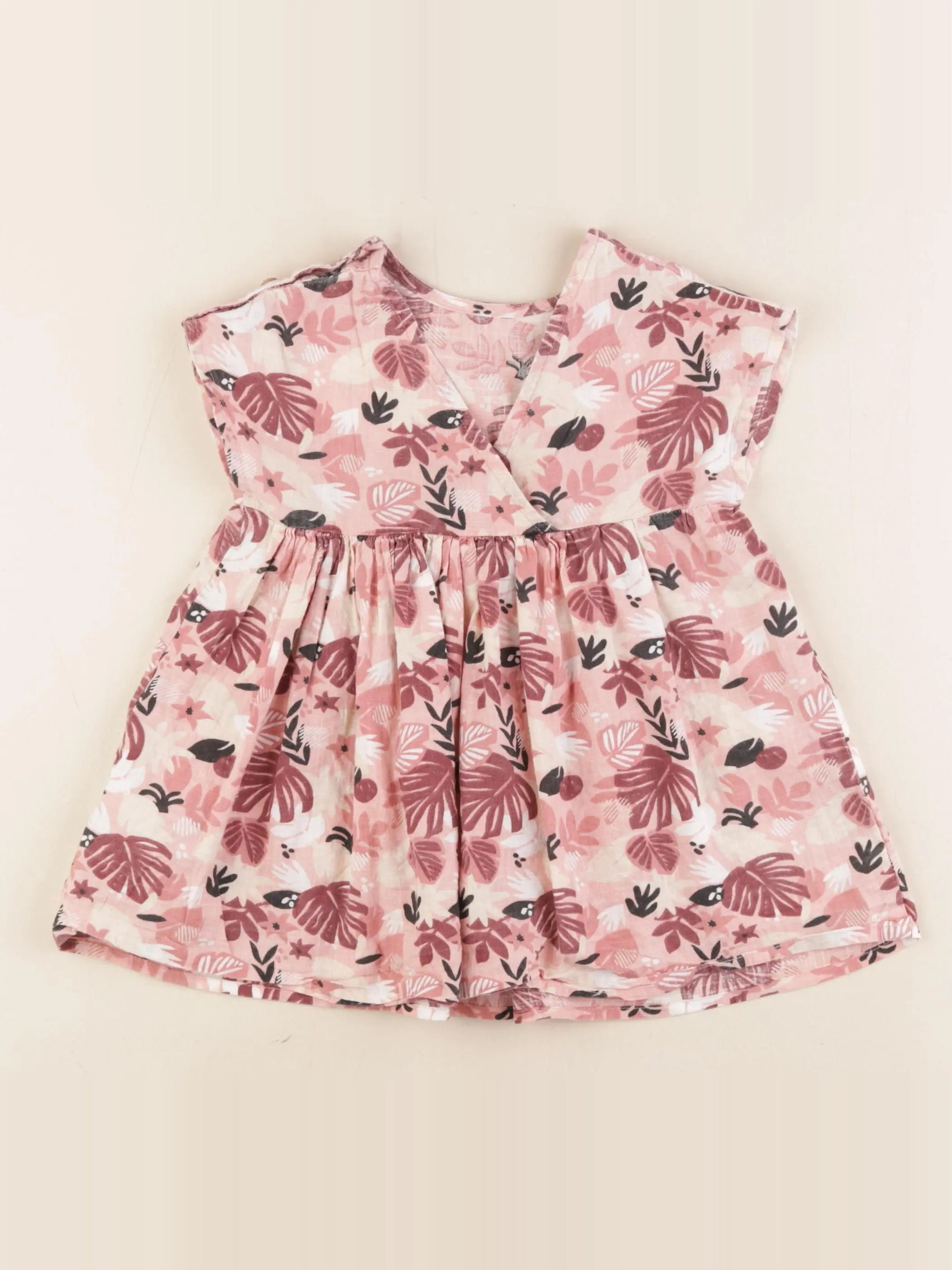 Tape à l'oeil - robe rose - 24 mois