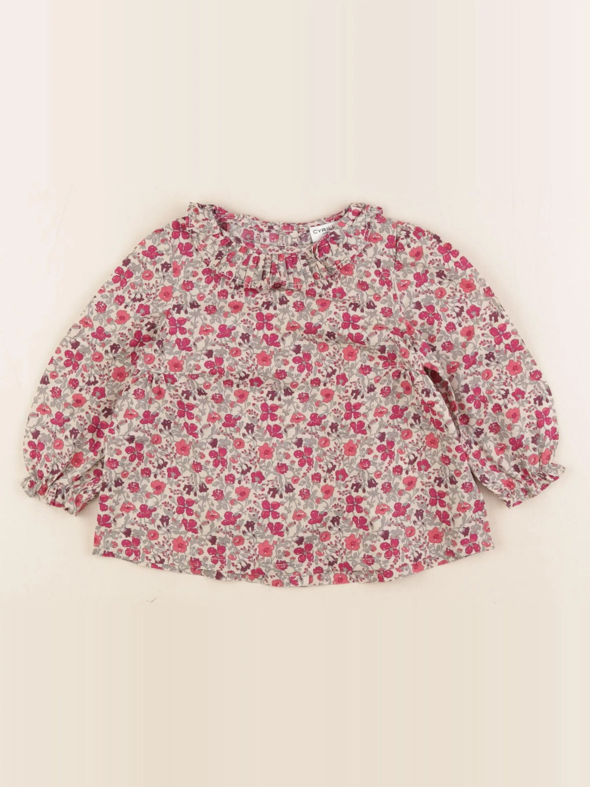 Cyrillus - blouse multicolore - 18 mois
