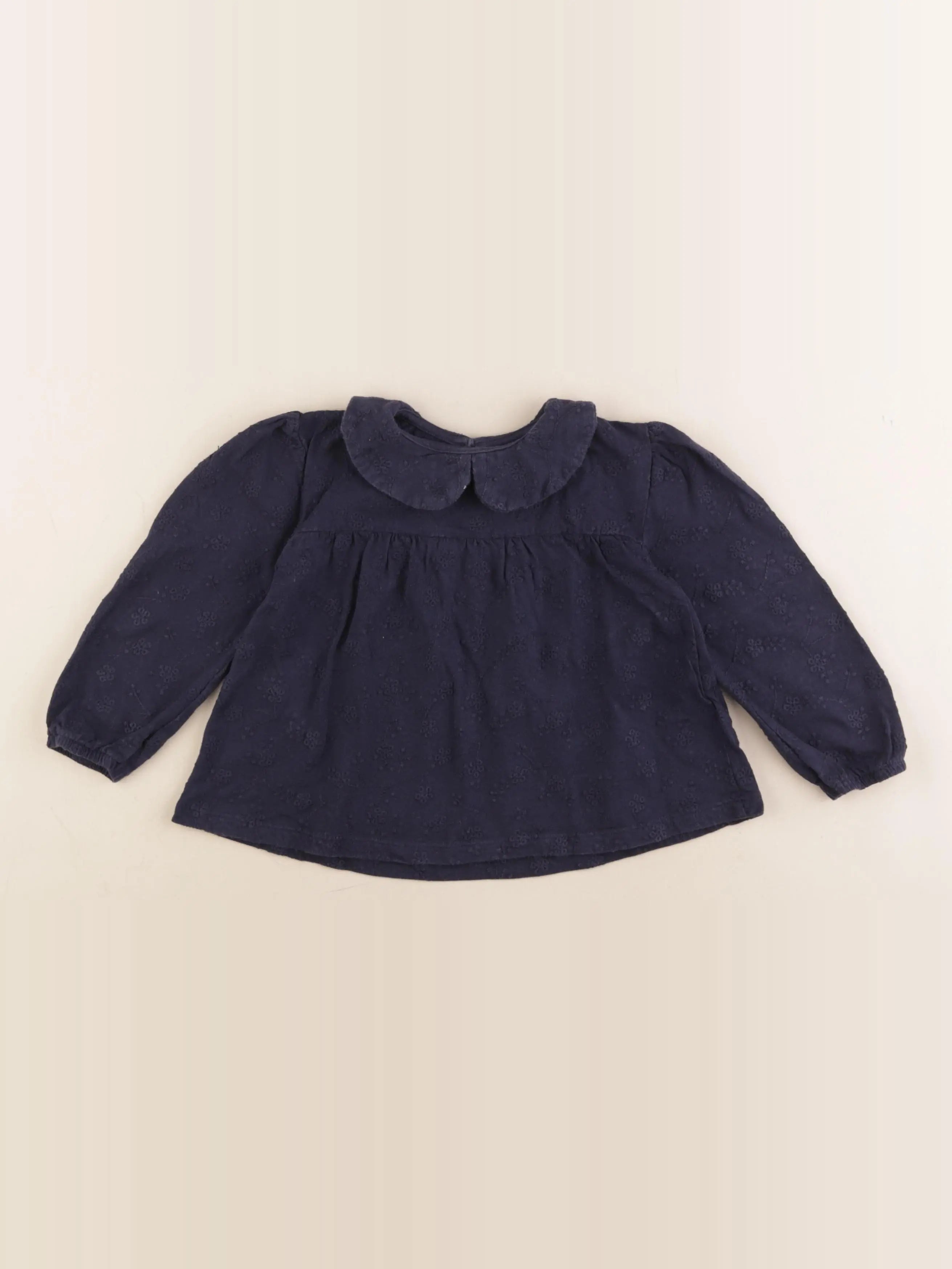 Vertbaudet - tee-shirt bleu - 5 ans