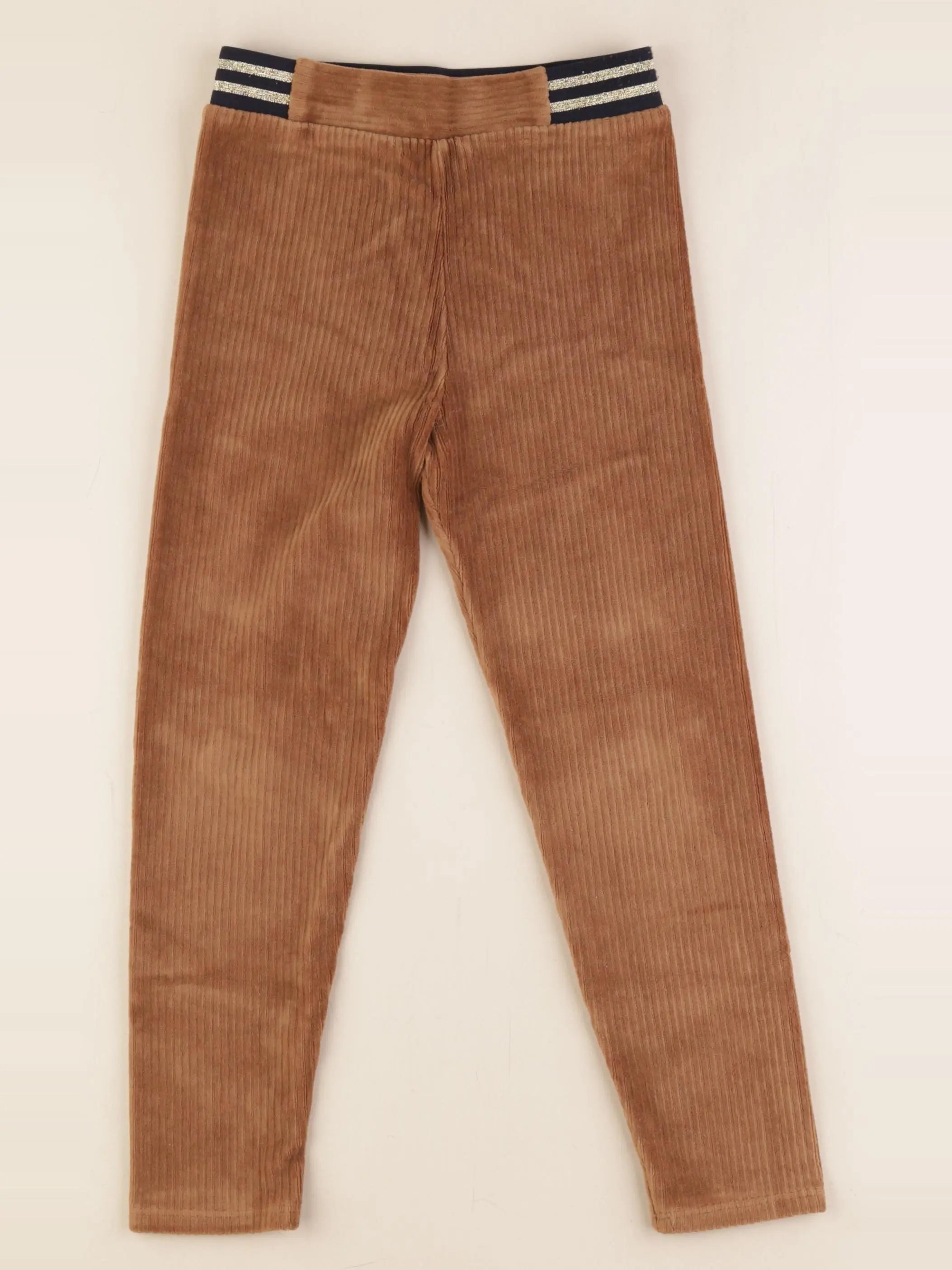 Vertbaudet - legging marron - 7 ans