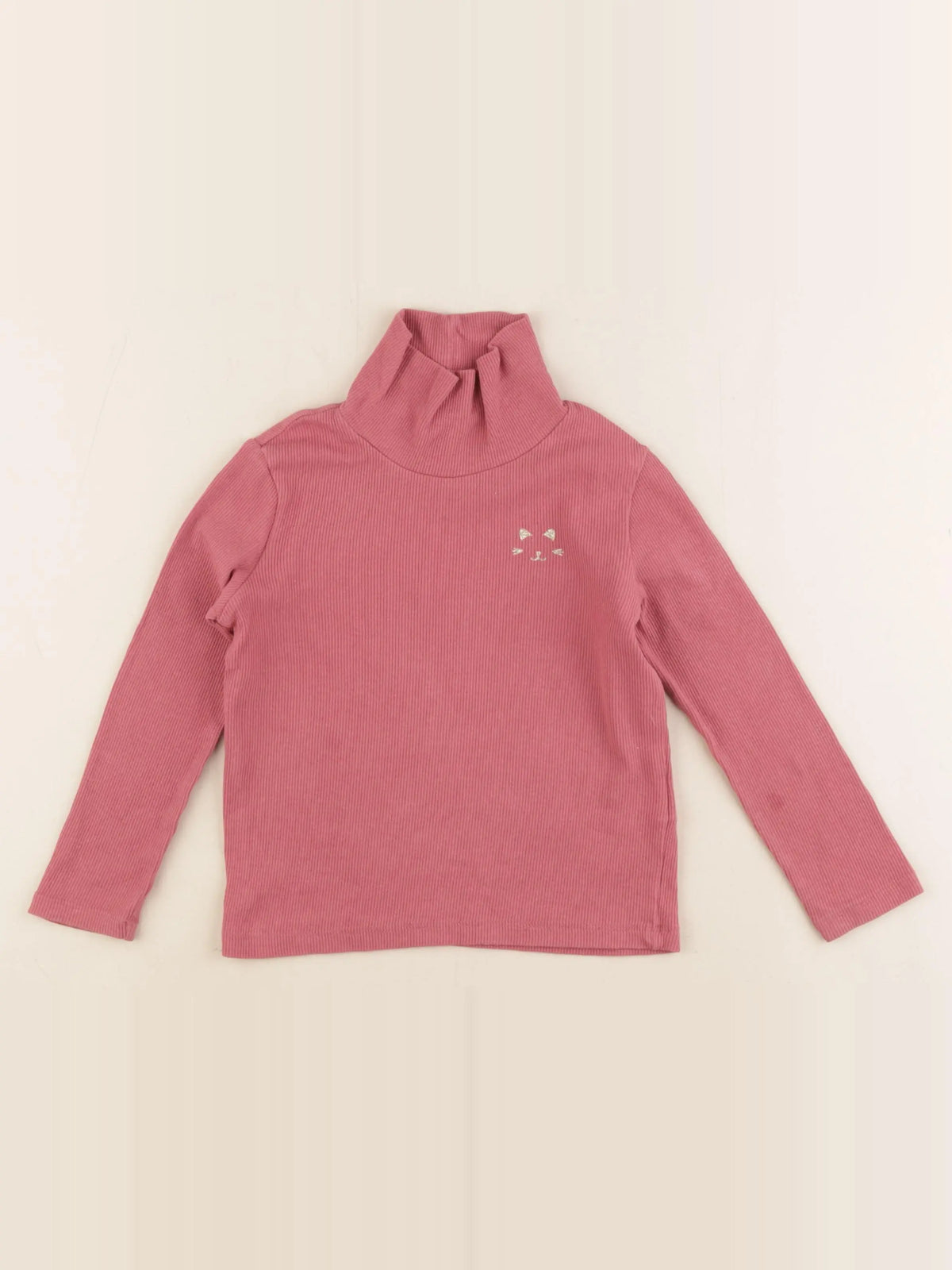 Vertbaudet - tee-shirt rose - 4 ans