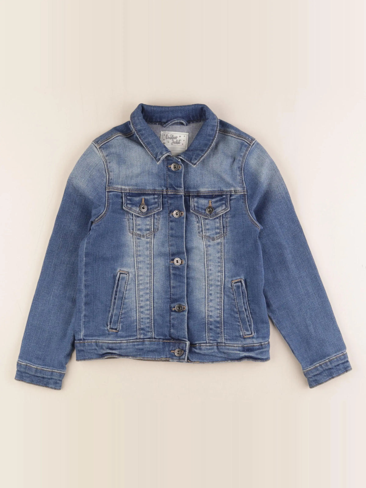 Vertbaudet - veste bleu - 7 ans