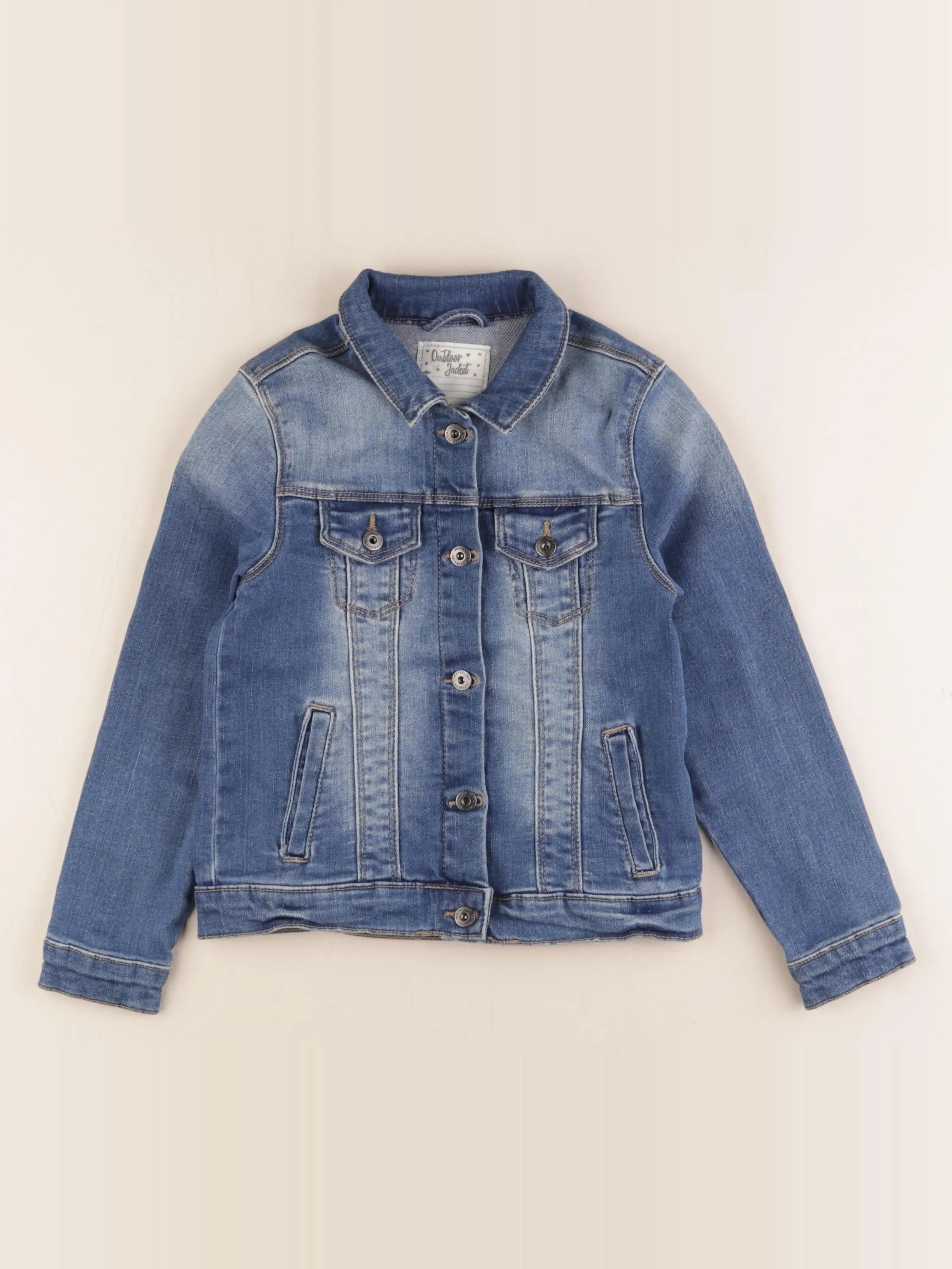 Vertbaudet - veste bleu - 7 ans