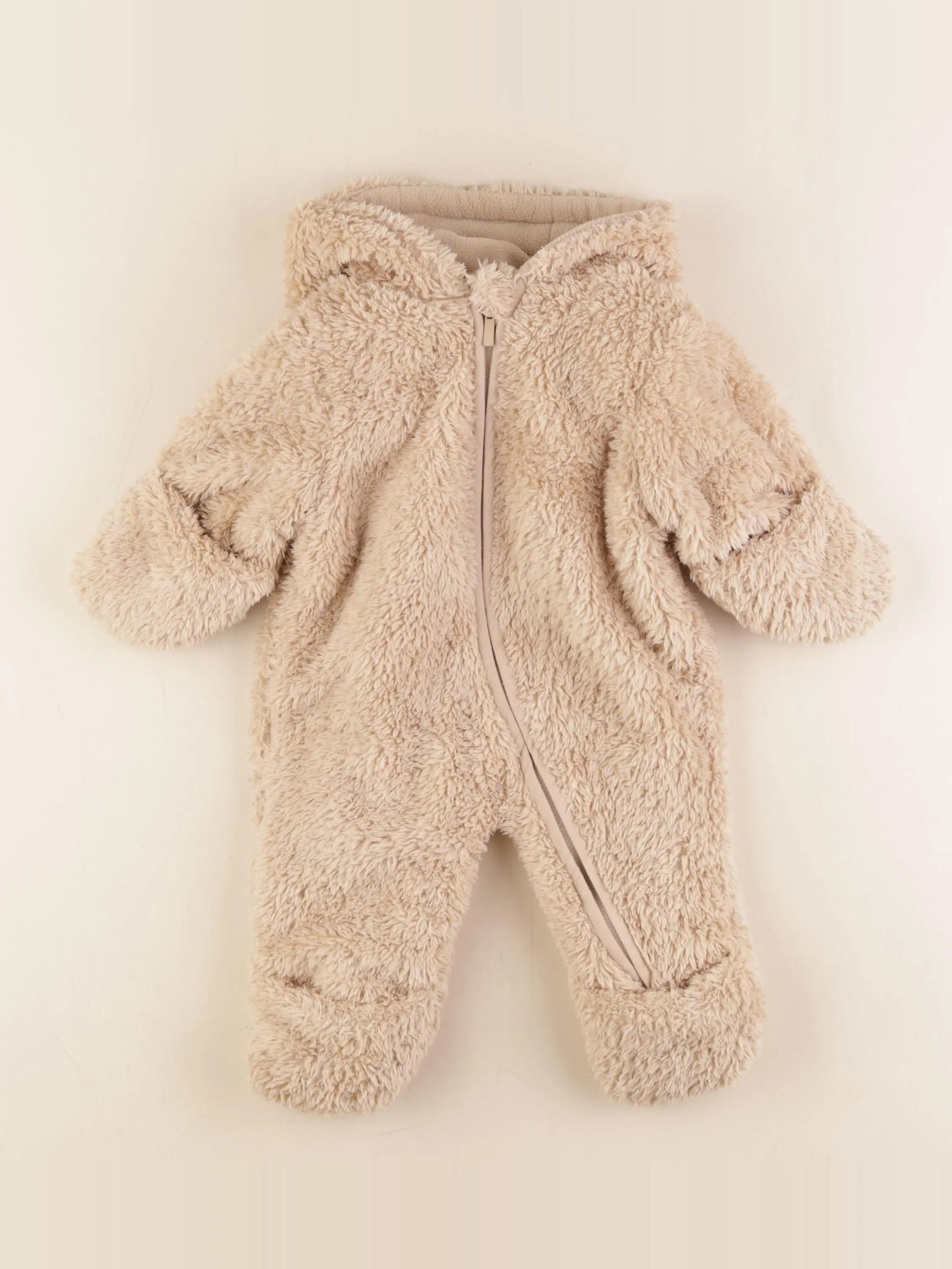 Vertbaudet - combi-pilote marron - 3 mois