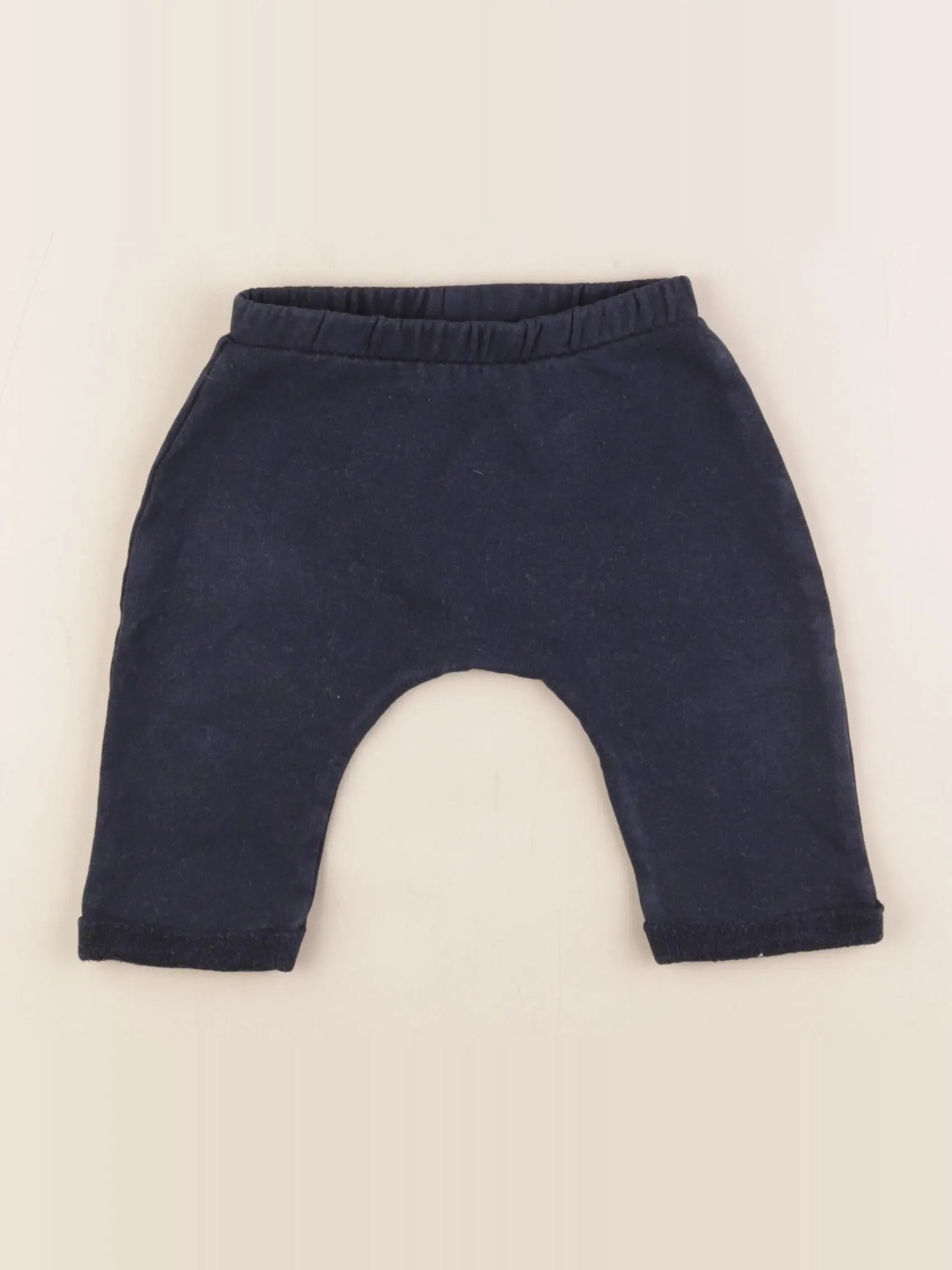 Vertbaudet - sarouel bleu - 9 mois