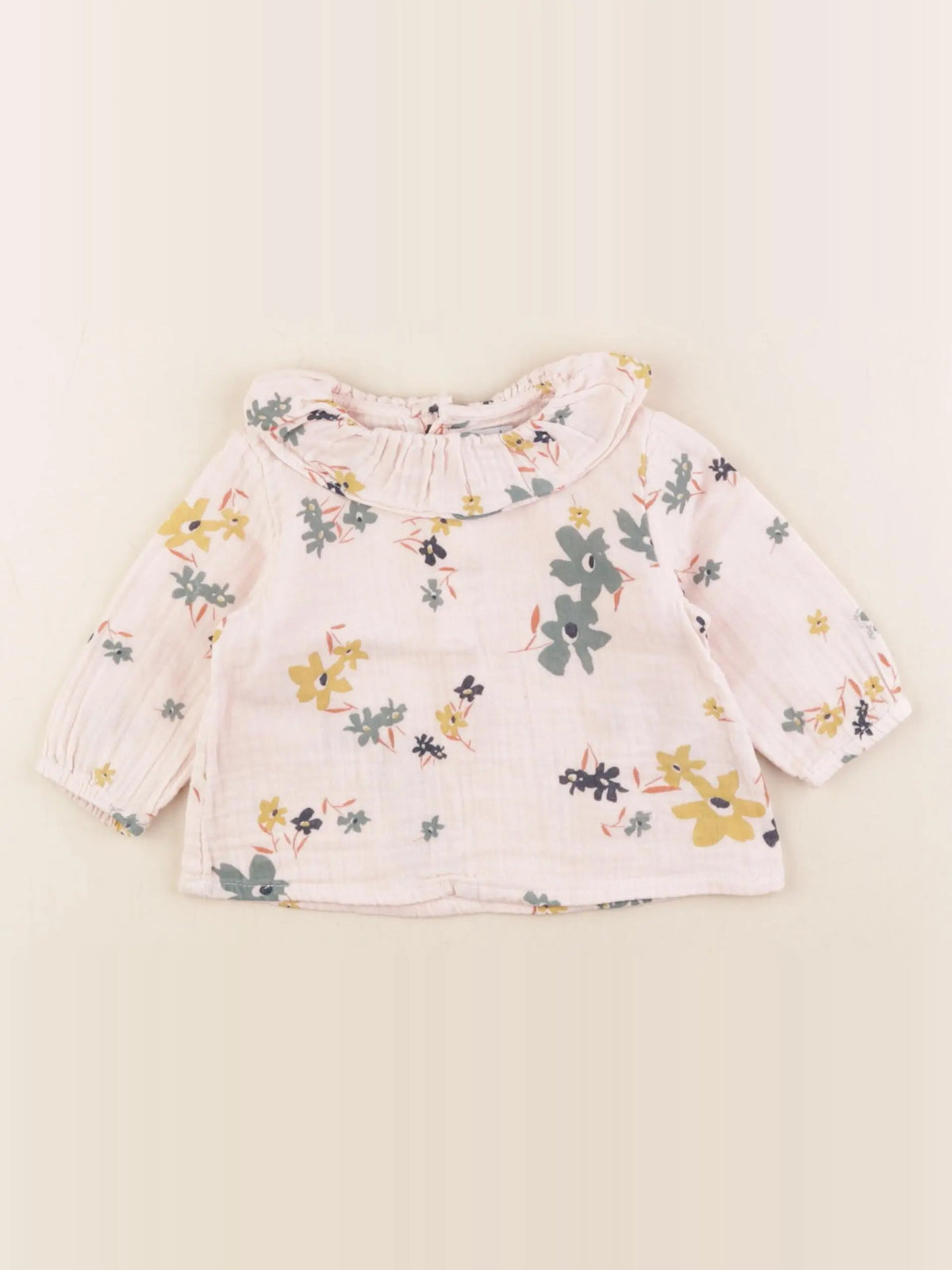 Petit Bateau - blouse rose - 6 mois