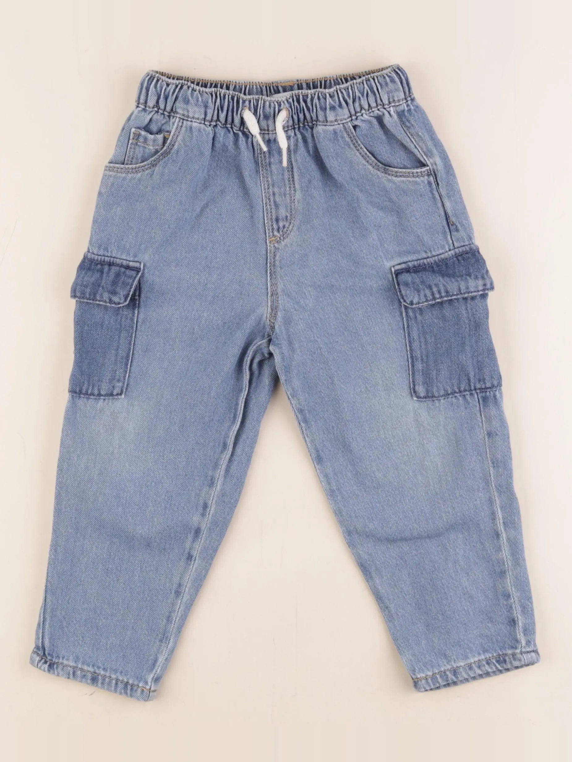 Vertbaudet - pantalon bleu - 24 mois