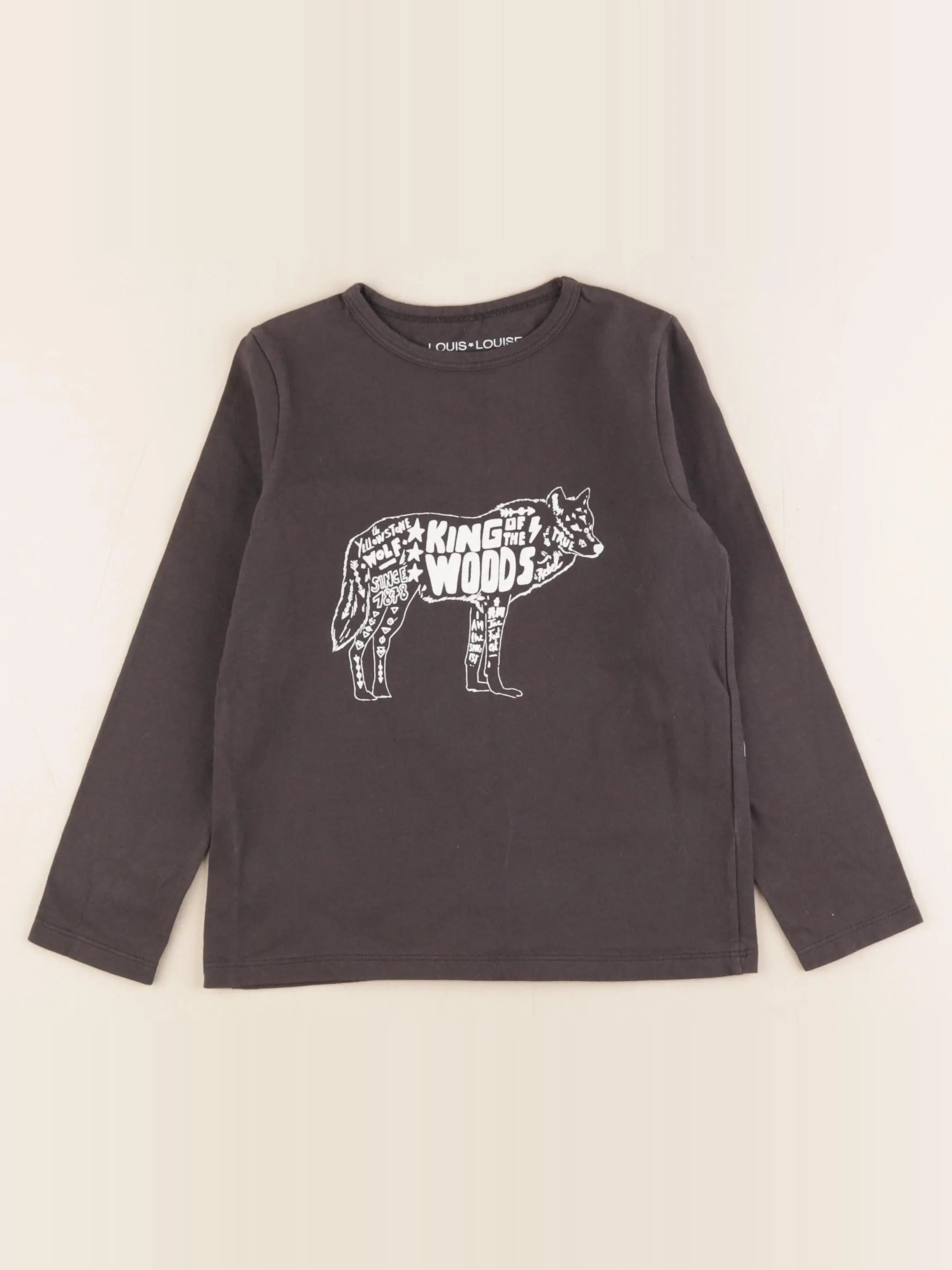 Louis Louise - tee-shirt noir - 6 ans