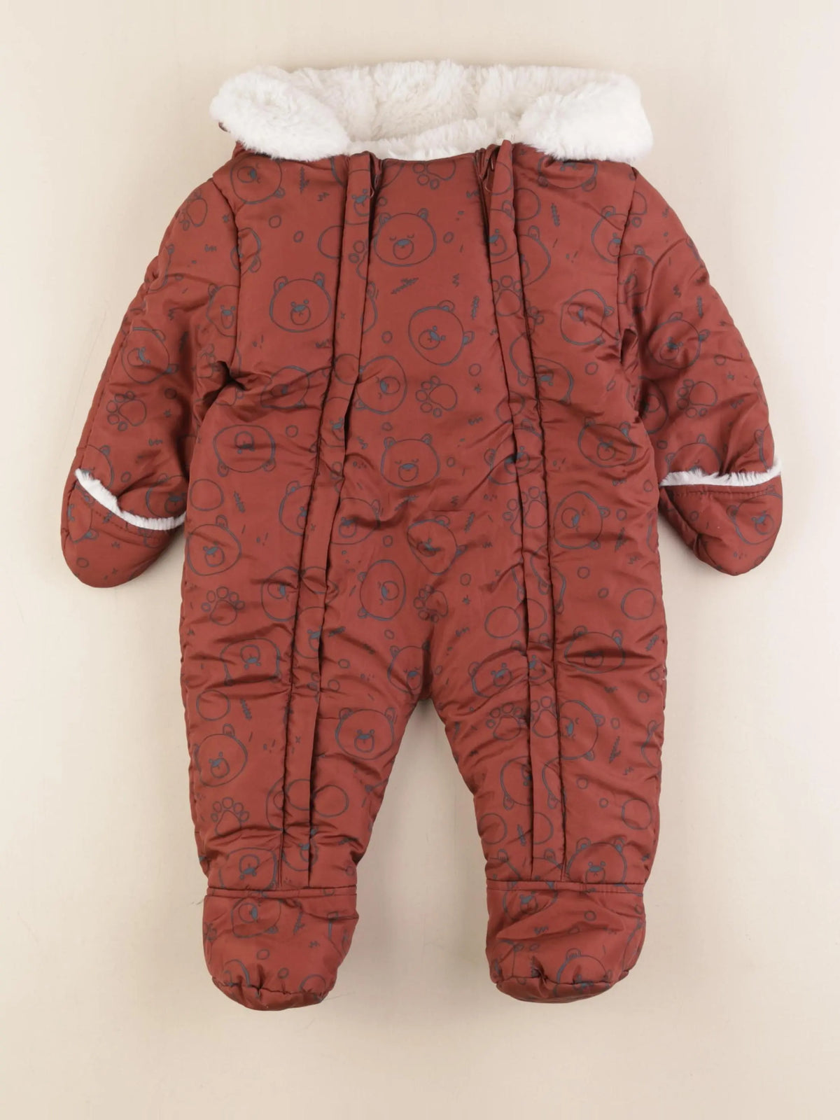 Vertbaudet - combi-pilote marron - 6 mois