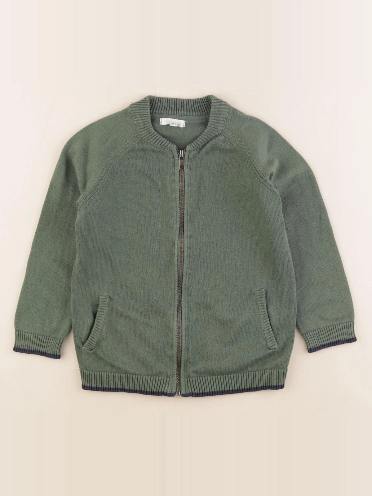Vertbaudet - gilet vert - 5 ans