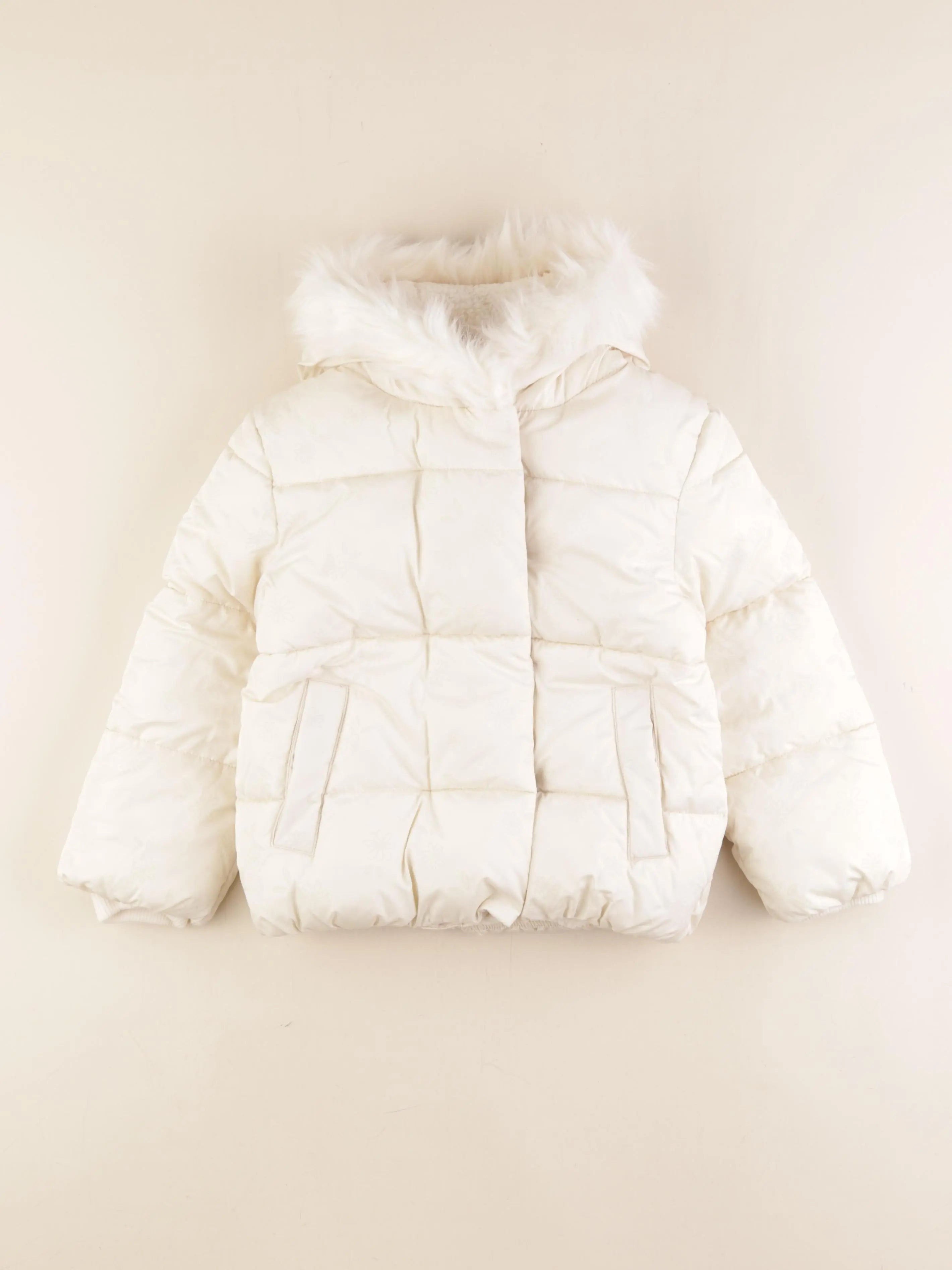 Vertbaudet - doudoune beige - 6 ans