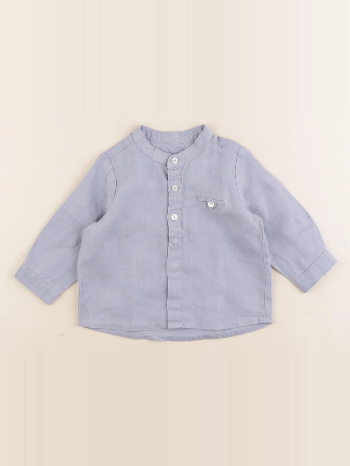 Tartine & Chocolat - chemise bleu - 1 an