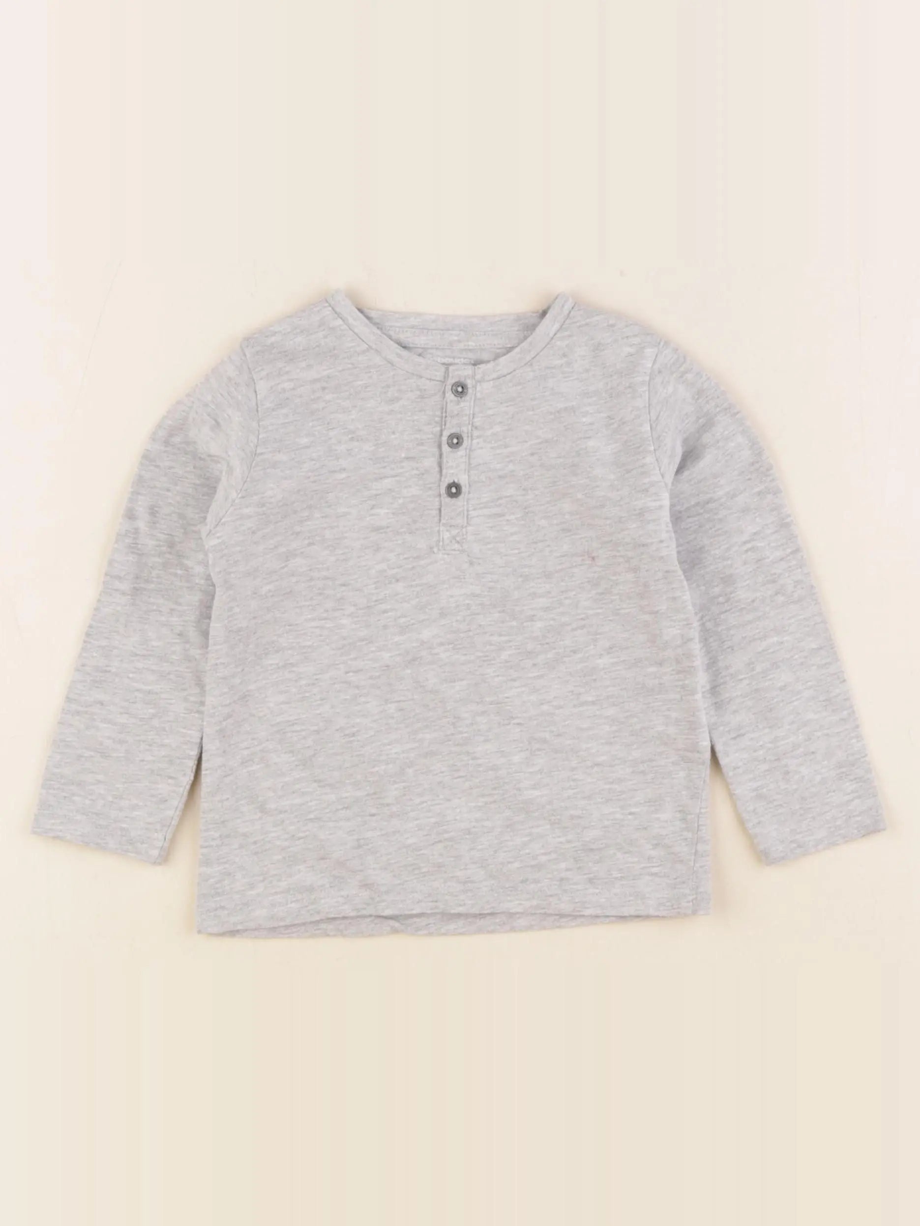 Vertbaudet - tee-shirt gris - 18 mois