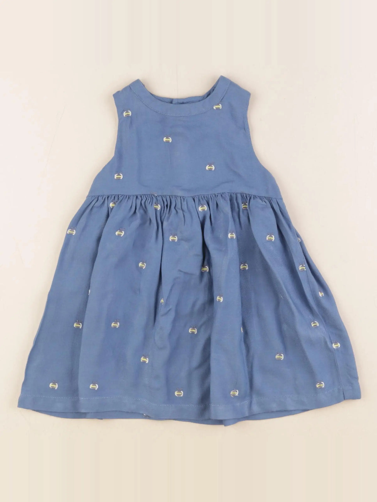 Boutchou - robe bleu - 12 mois