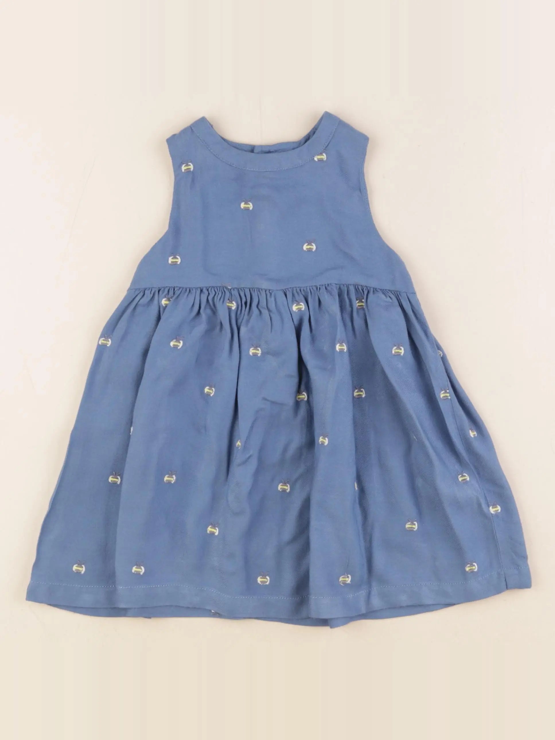 Boutchou - robe bleu - 12 mois