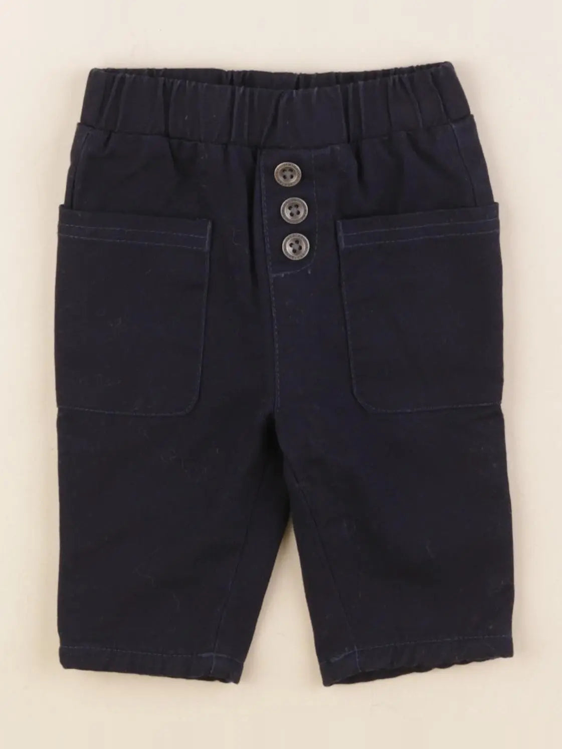 Vertbaudet - pantalon doublé bleu - 3 mois