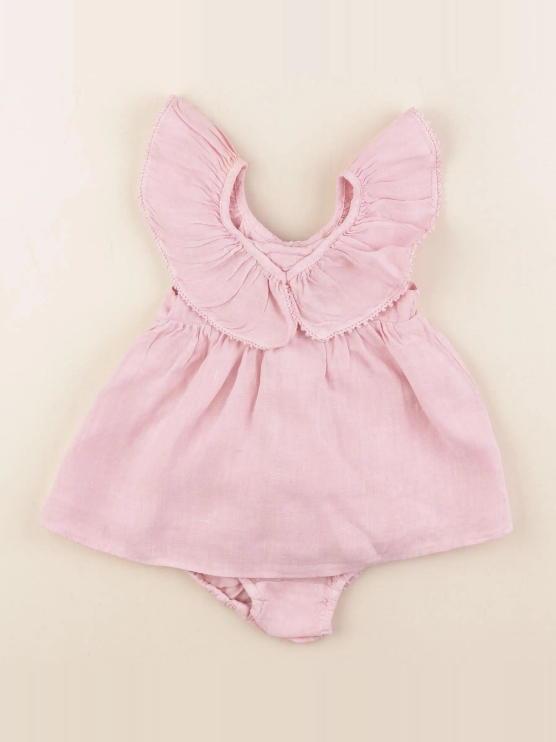 Zara - robe rose - 3/6 mois