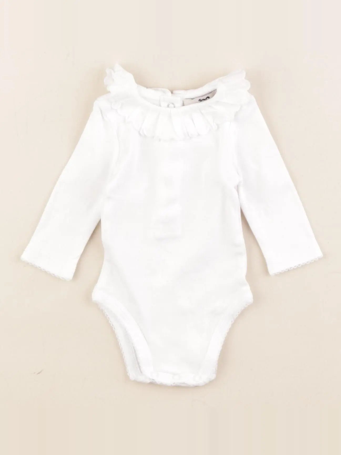 Cyrillus - body à col blanc - 1 mois