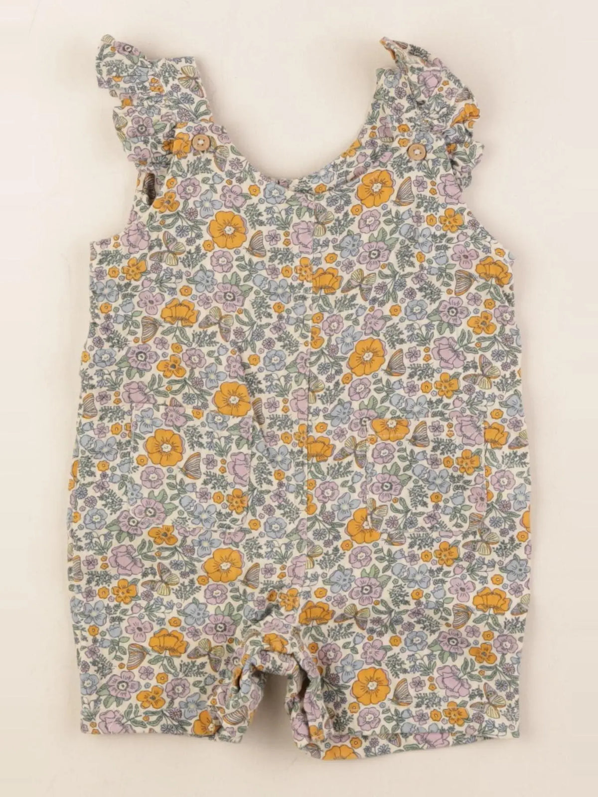 Boutchou - salopette multicolore - 6 mois