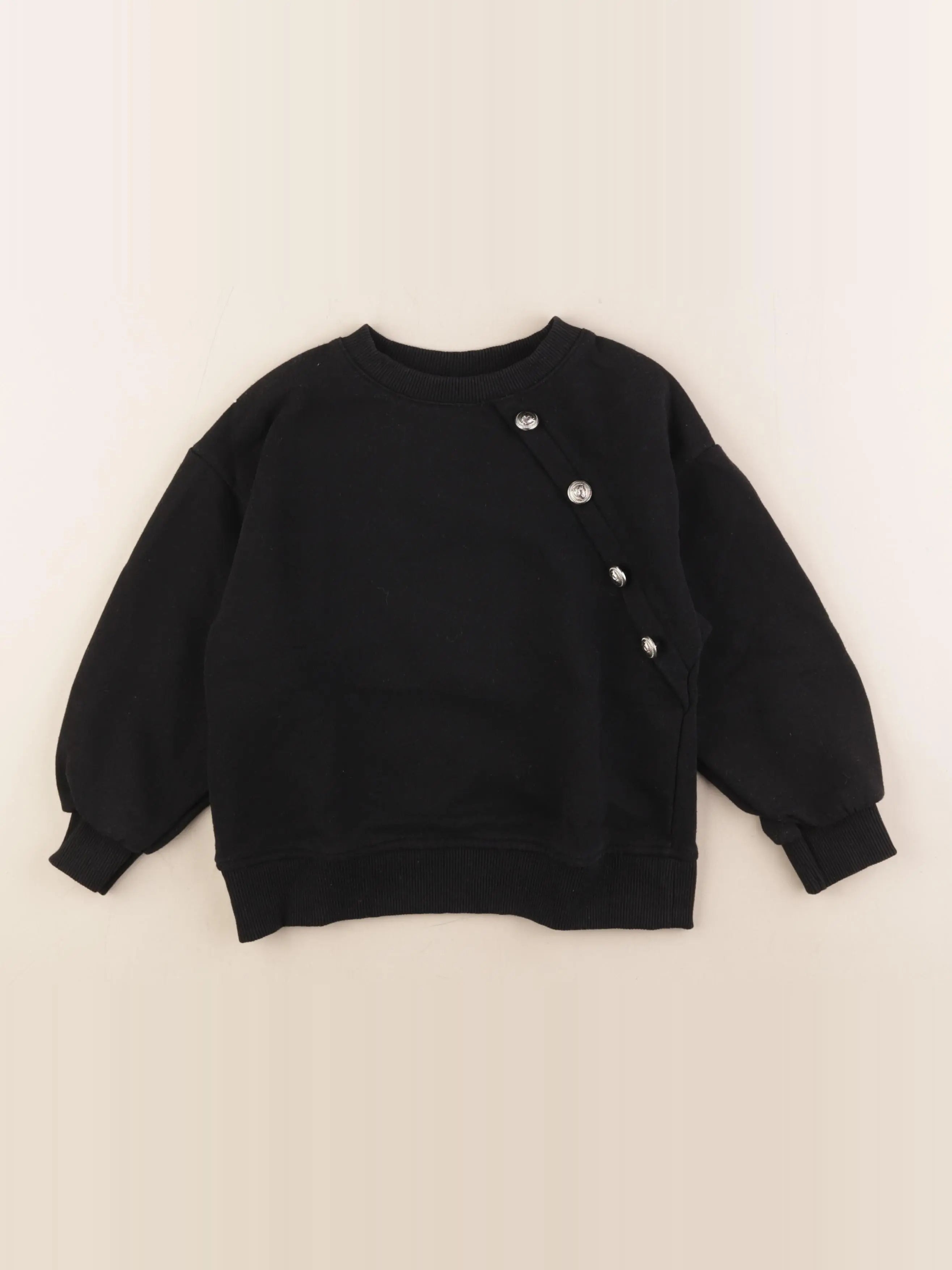 Zara - sweat noir - 6 ans