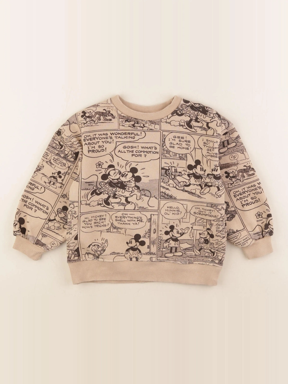 Zara - sweat marron - 6 ans