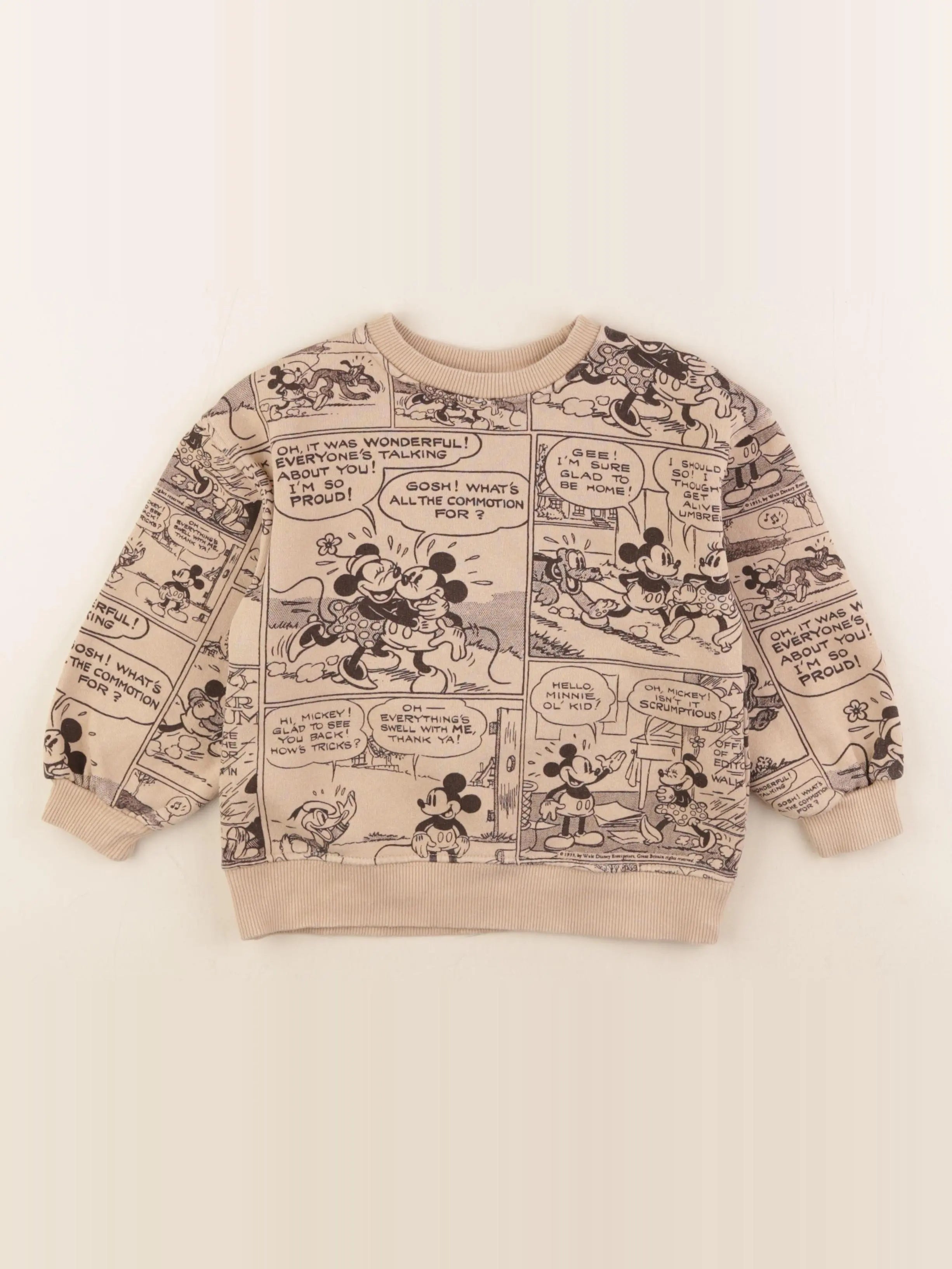 Zara - sweat marron - 6 ans
