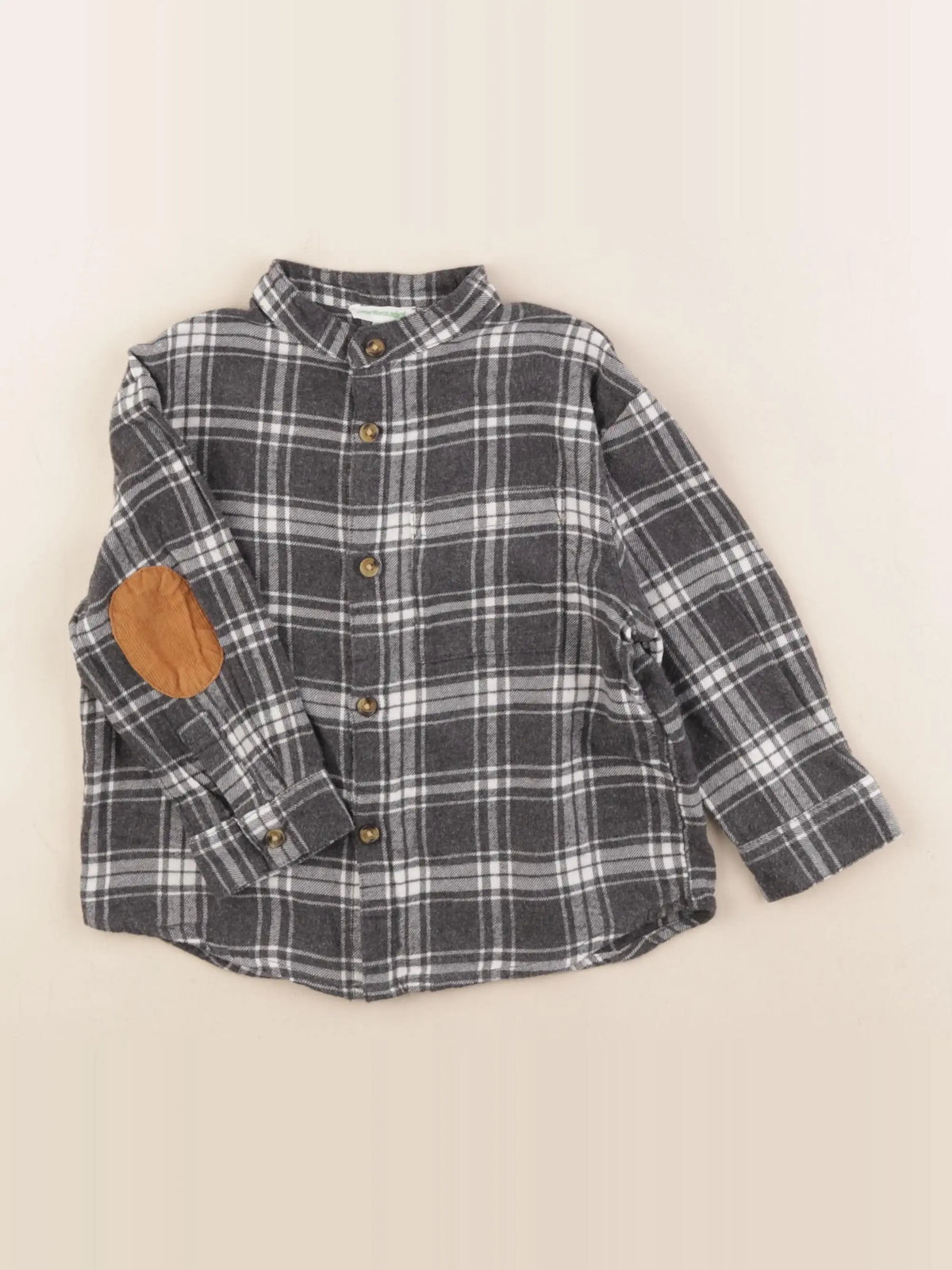 Vertbaudet - chemise gris - 3 ans