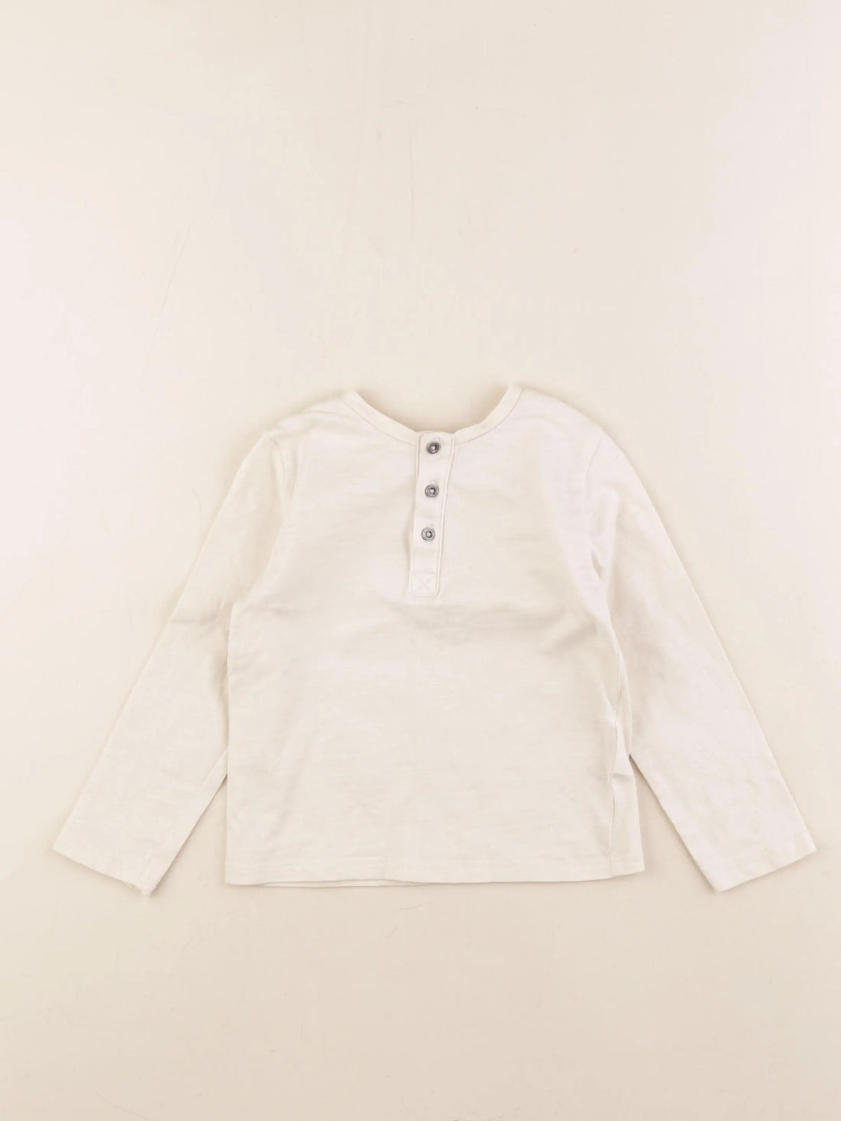 Vertbaudet - tee-shirt beige - 24 mois