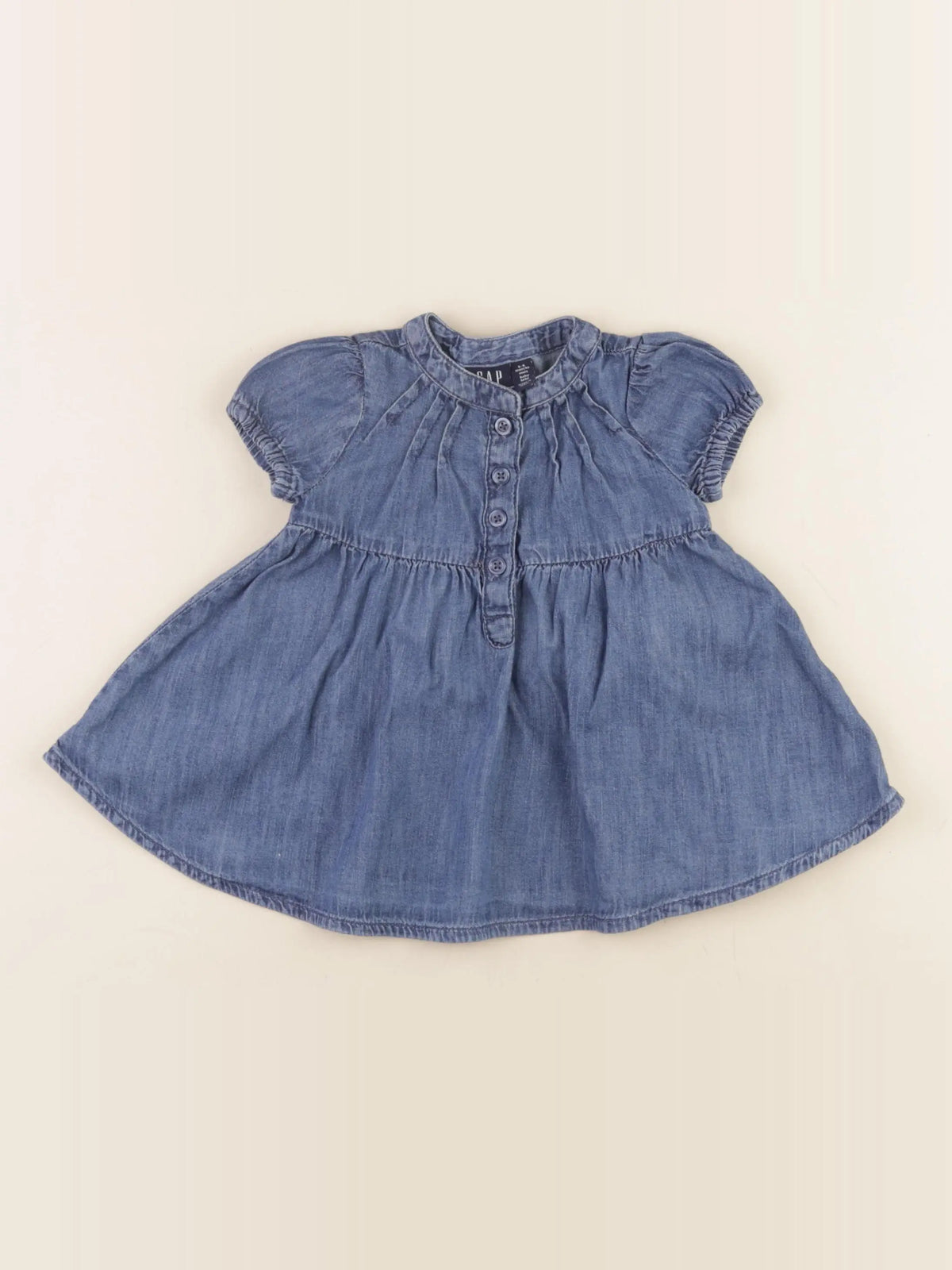 GAP - robe bleu - 3/6 mois