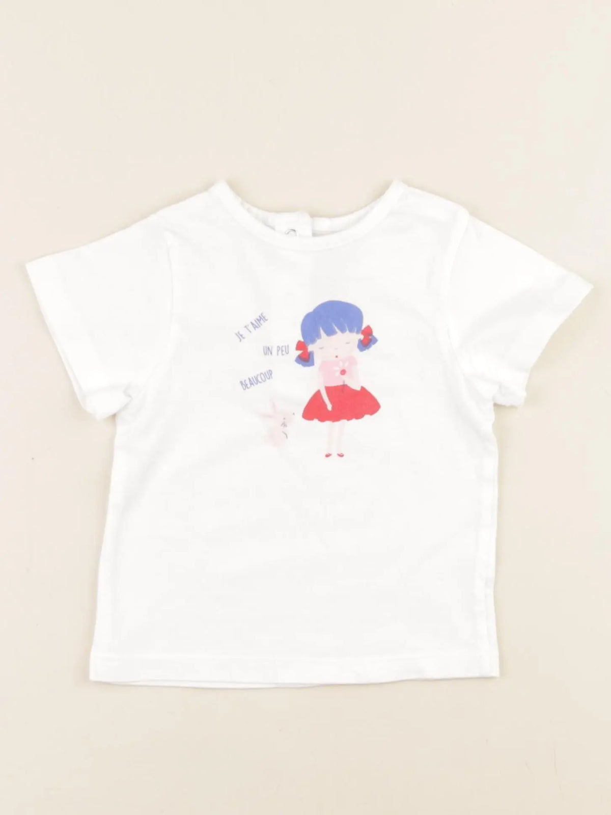 Cadet Rousselle - tee-shirt blanc - 6 mois