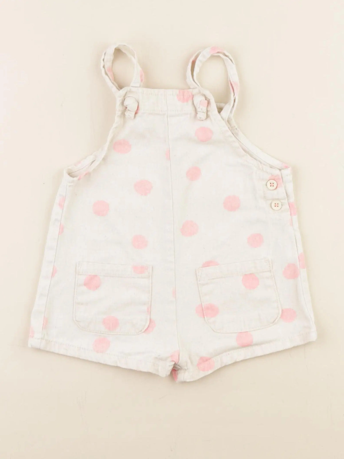 Zara - combinaison beige, rose - 6/9 mois