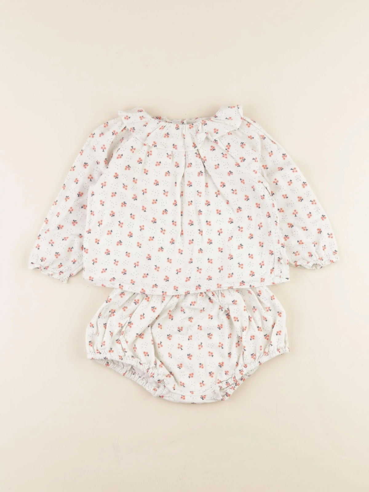 Cadet Rousselle - ensemble blanc - 18 mois