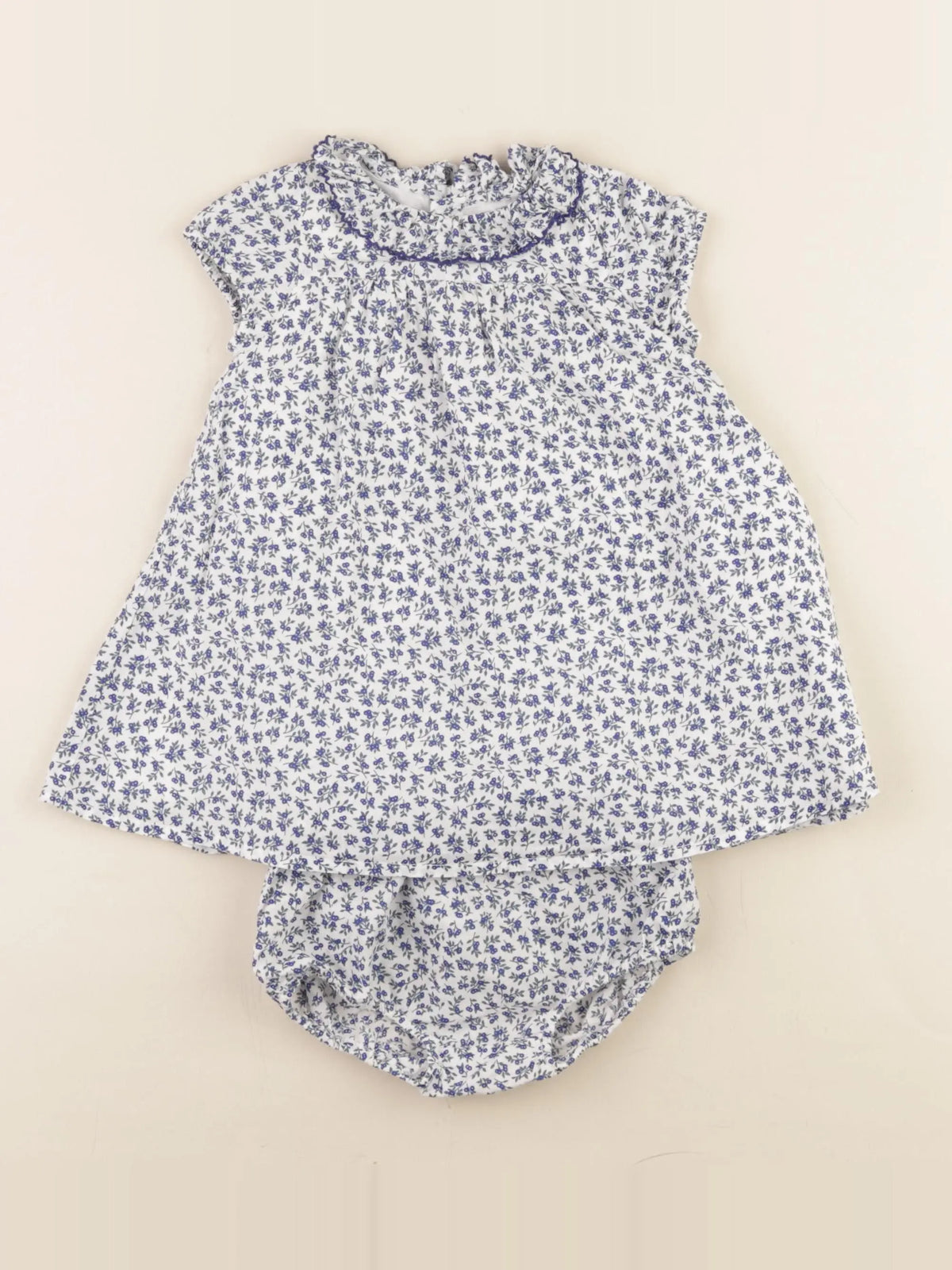Boutchou - robe bleu - 6 mois
