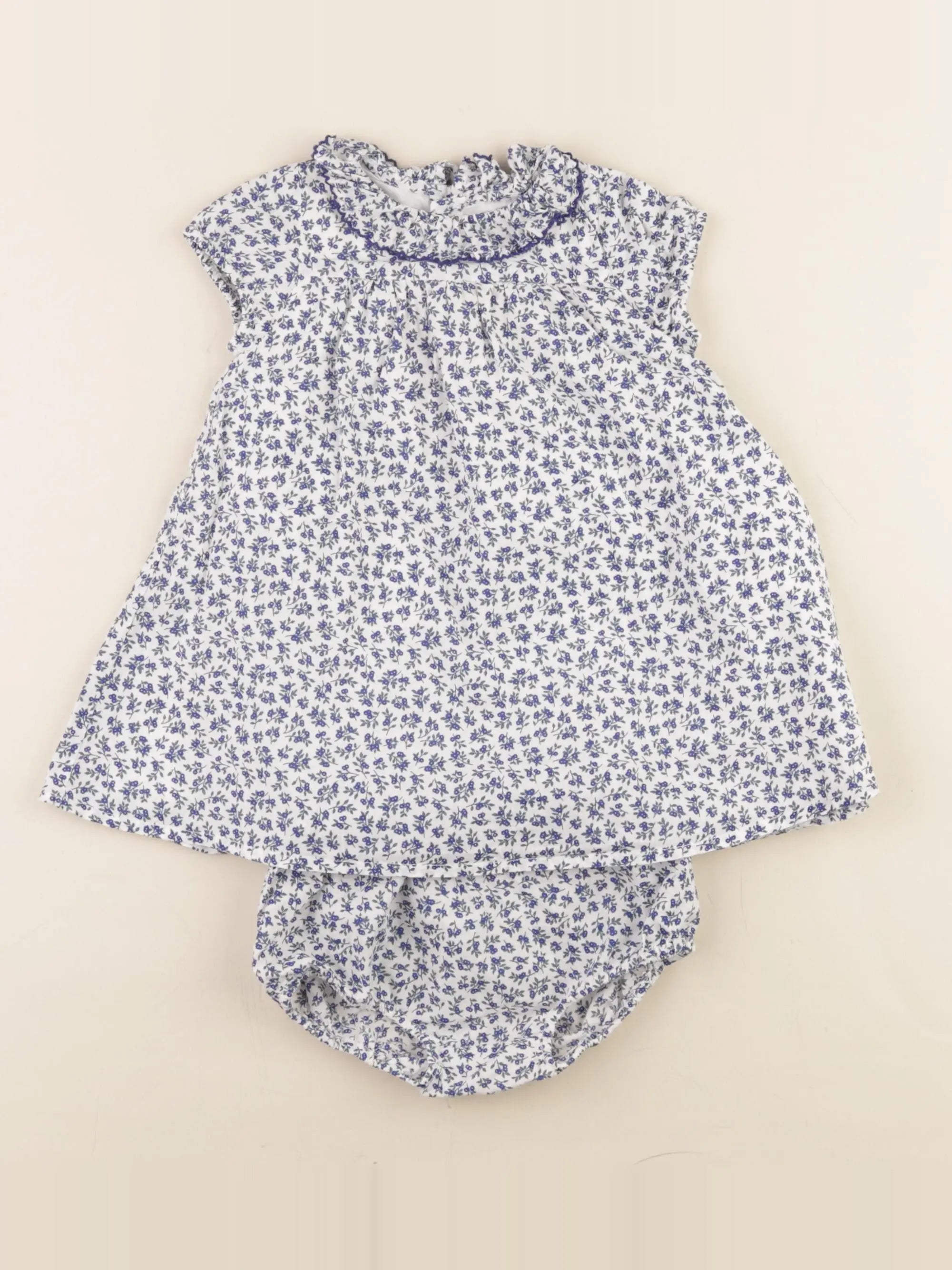 Boutchou - robe bleu - 6 mois