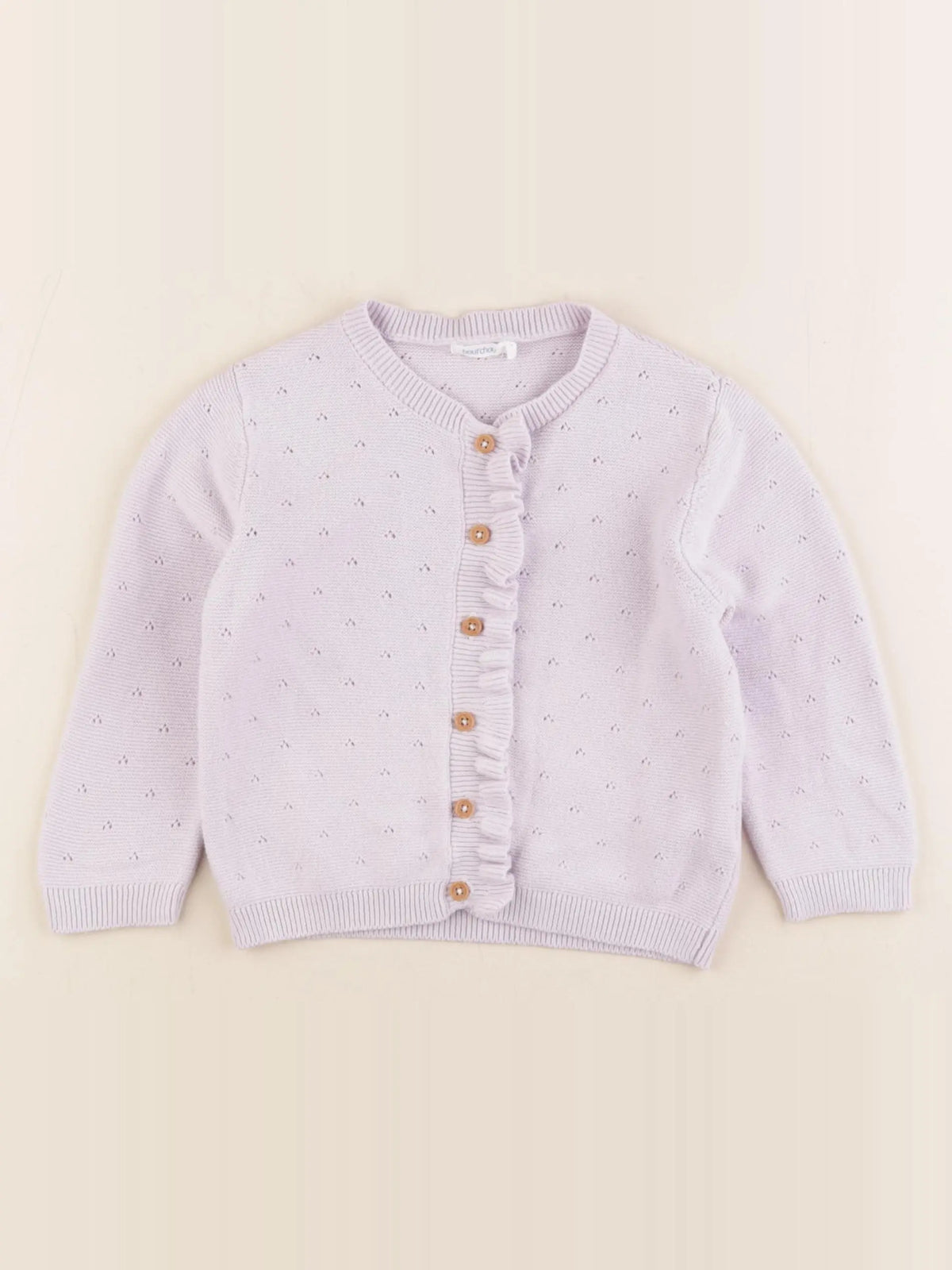 Boutchou - gilet violet - 24 mois