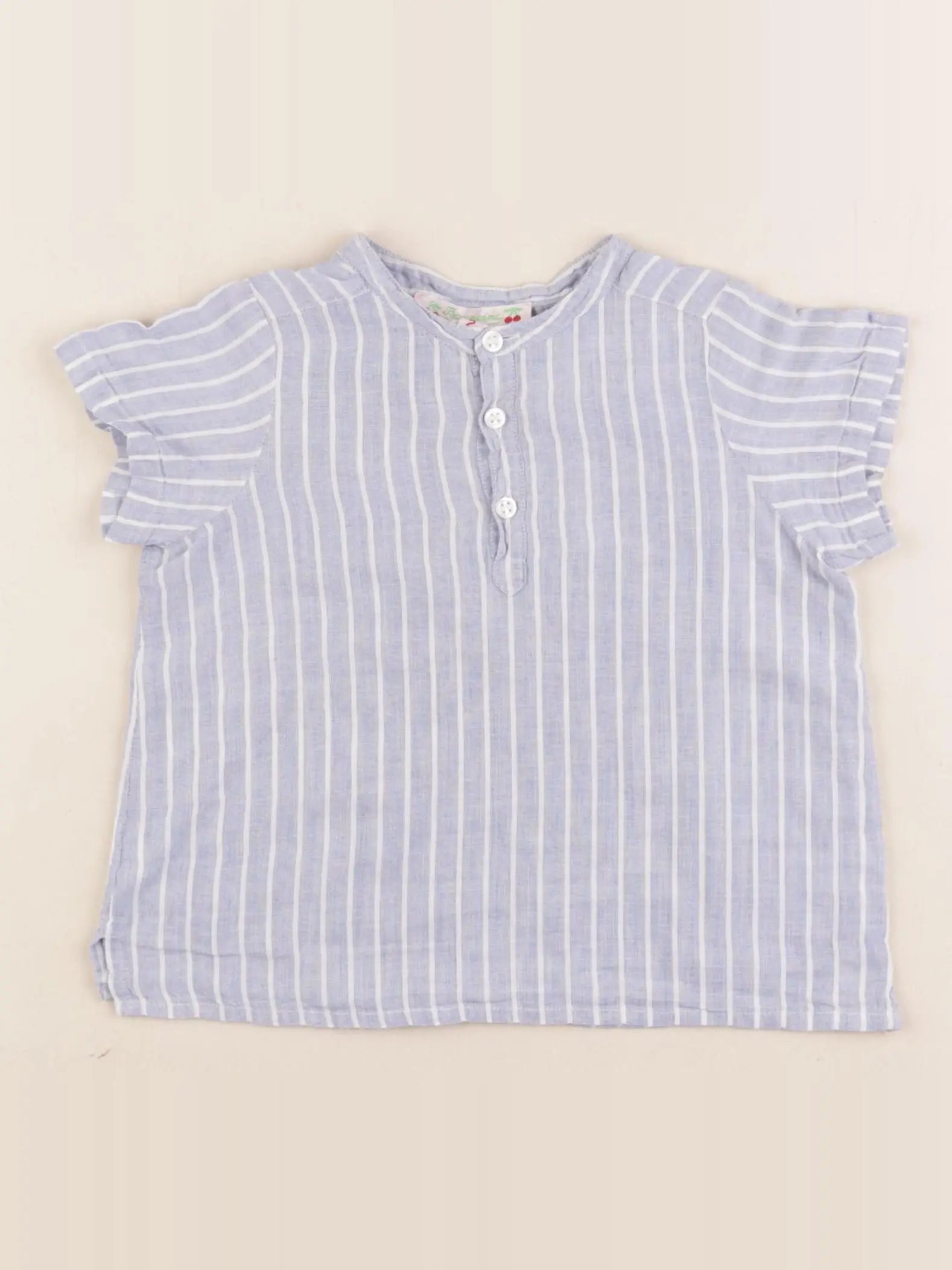 Bonpoint - blouse bleu - 2 ans