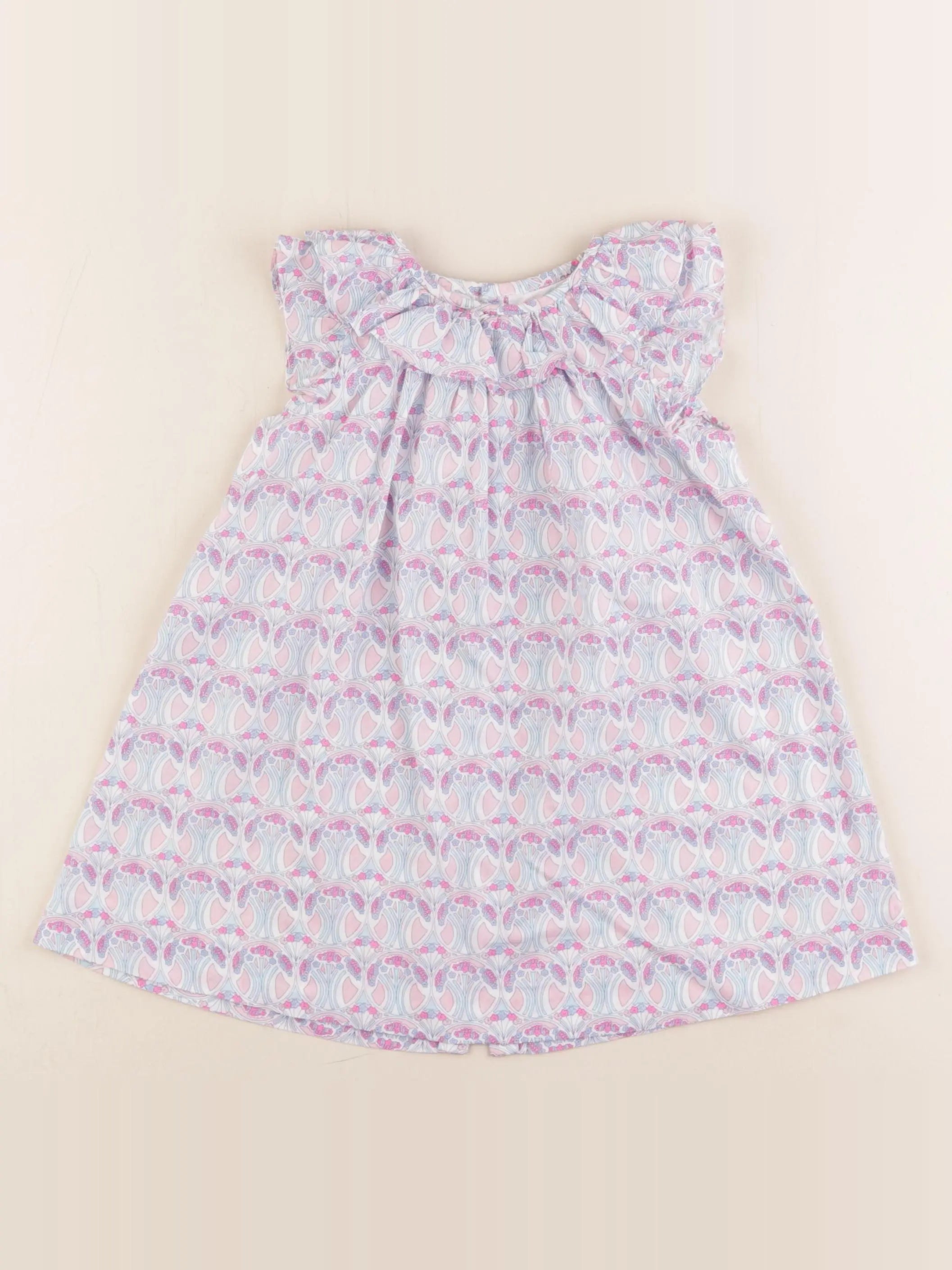 Jacadi - robe liberty rose - 24 mois