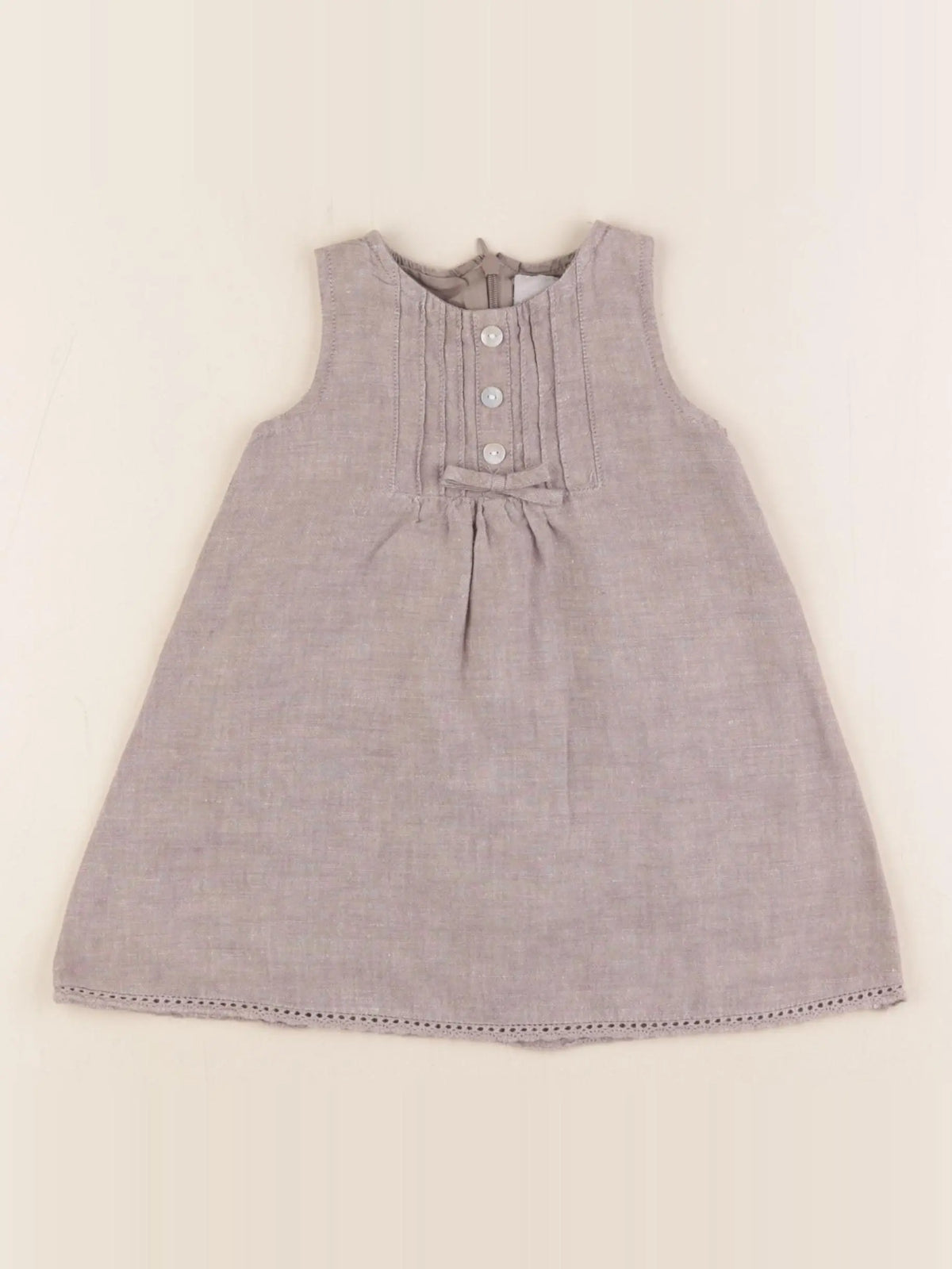 Cyrillus - robe marron - 6 mois