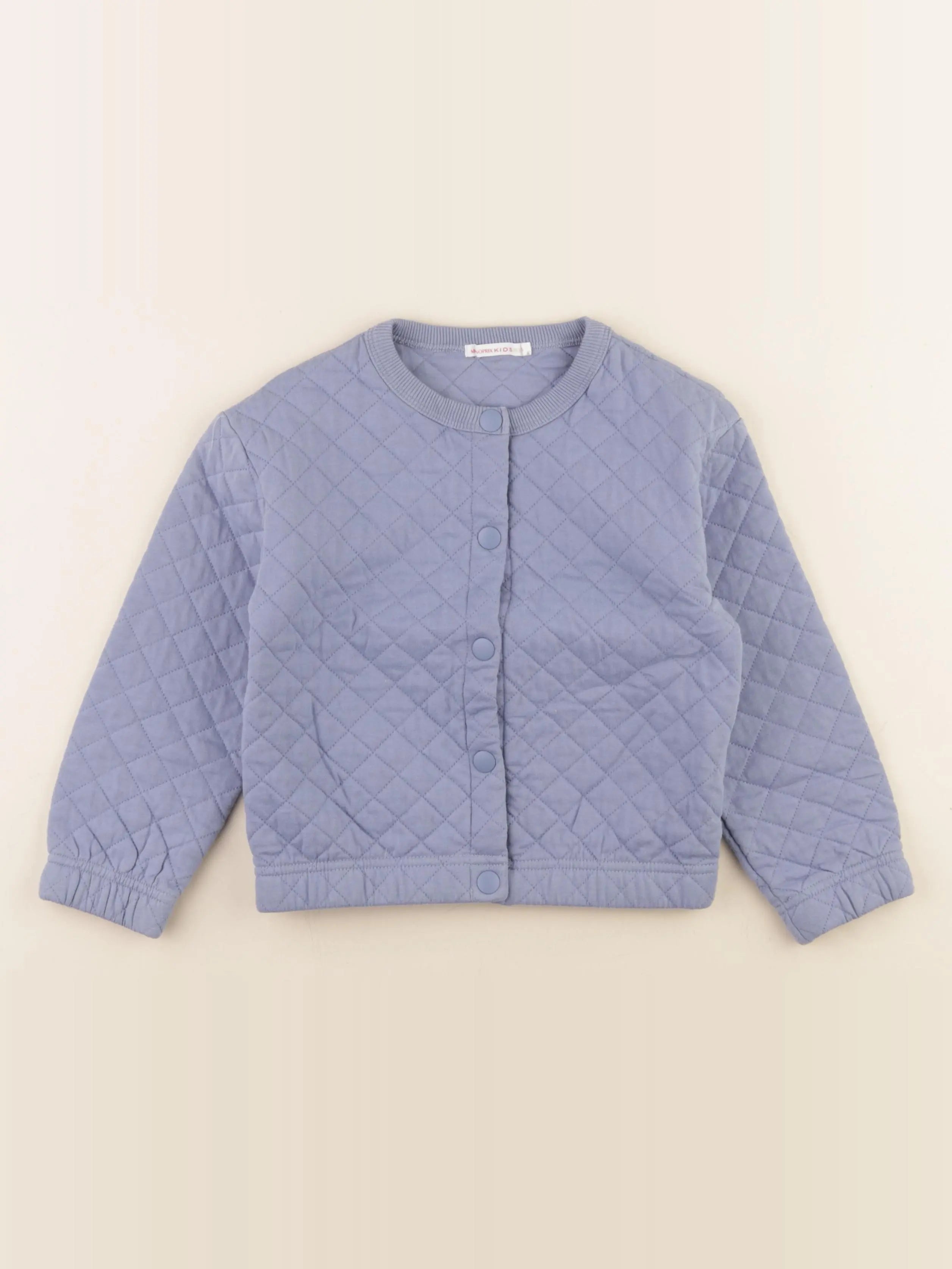 Monoprix - veste imprimé au dos bleu - 6 ans