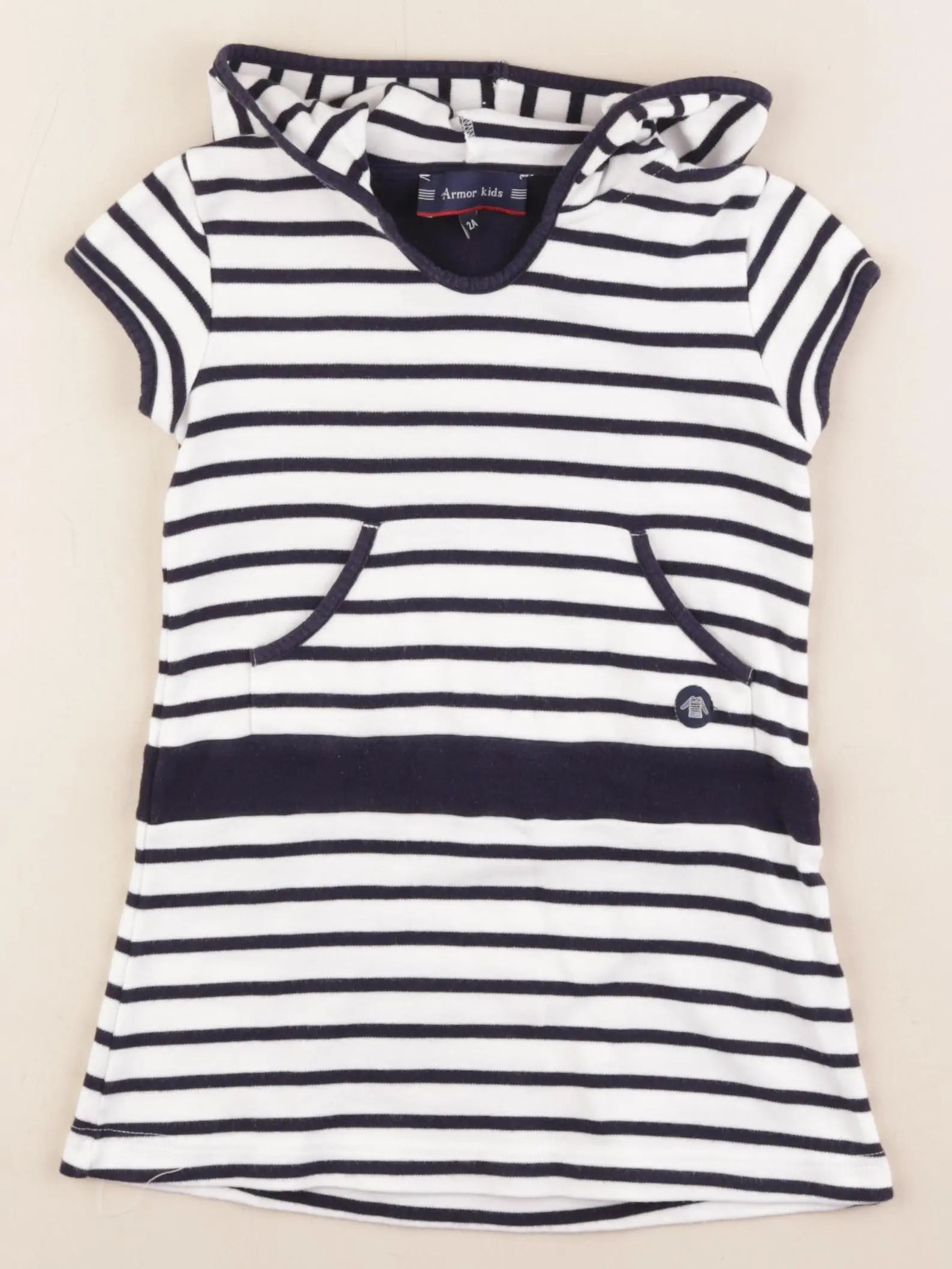 Armor Lux - robe blanc, bleu - 2 ans