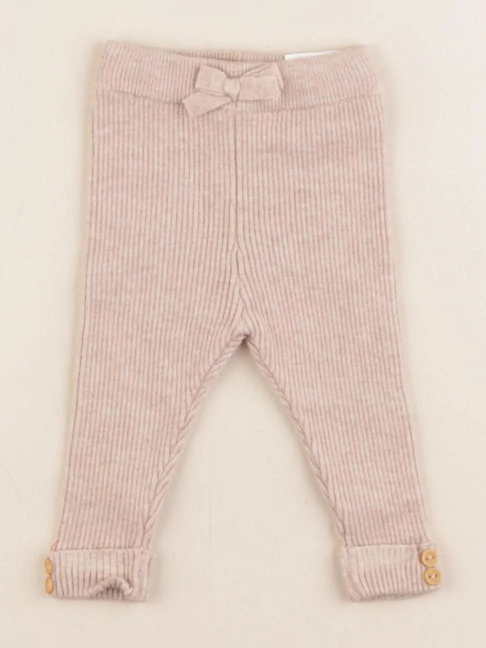 Vertbaudet - legging beige - 3 mois