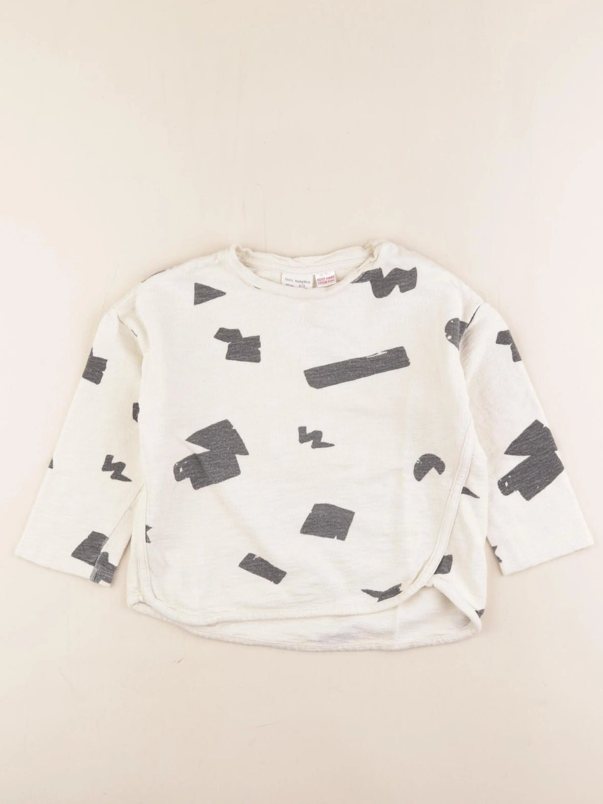 Zara - pull beige - 2/3 ans