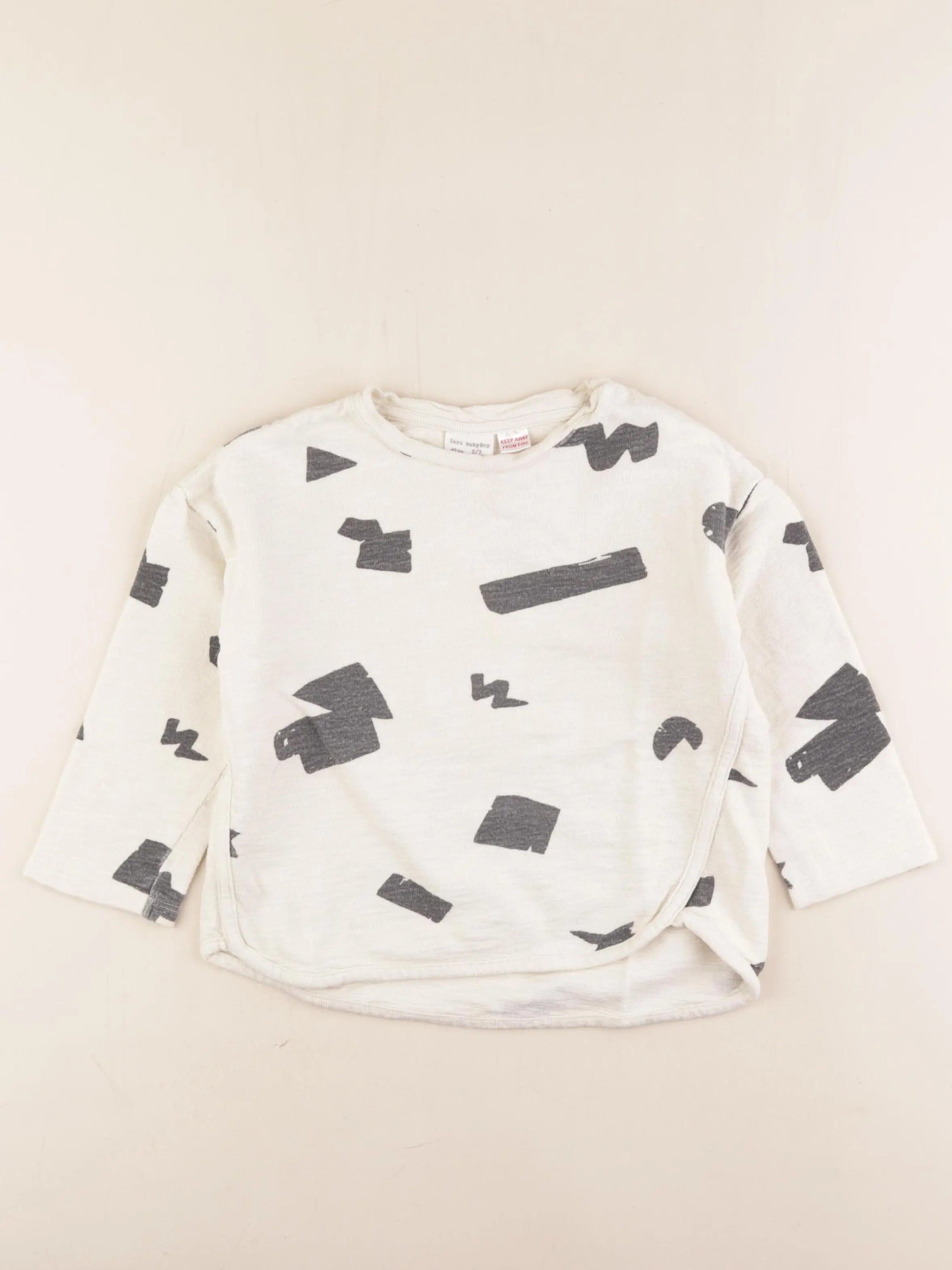 Zara - pull beige - 2/3 ans