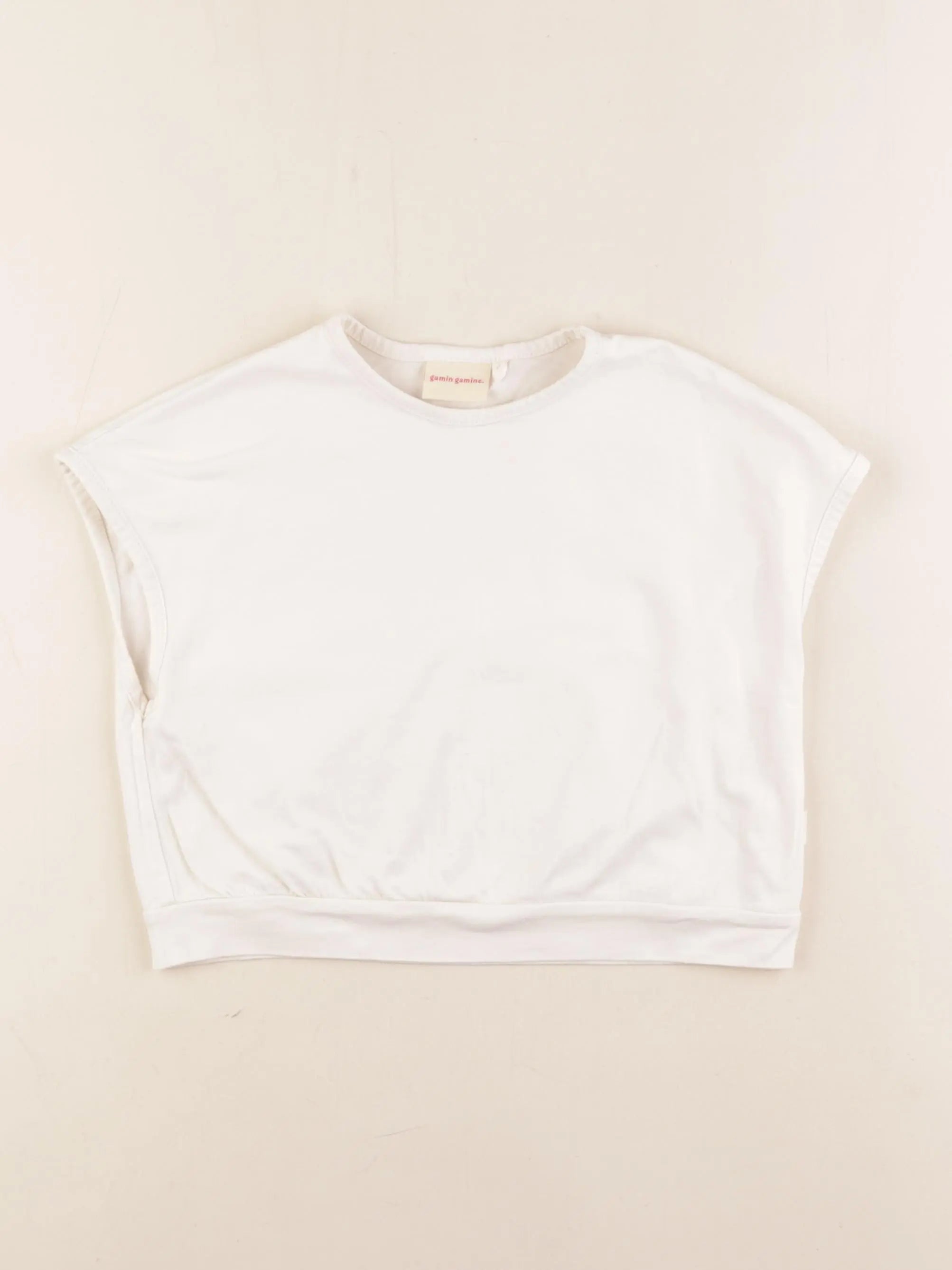 Gamin gamine - tee-shirt beige - 2 ans