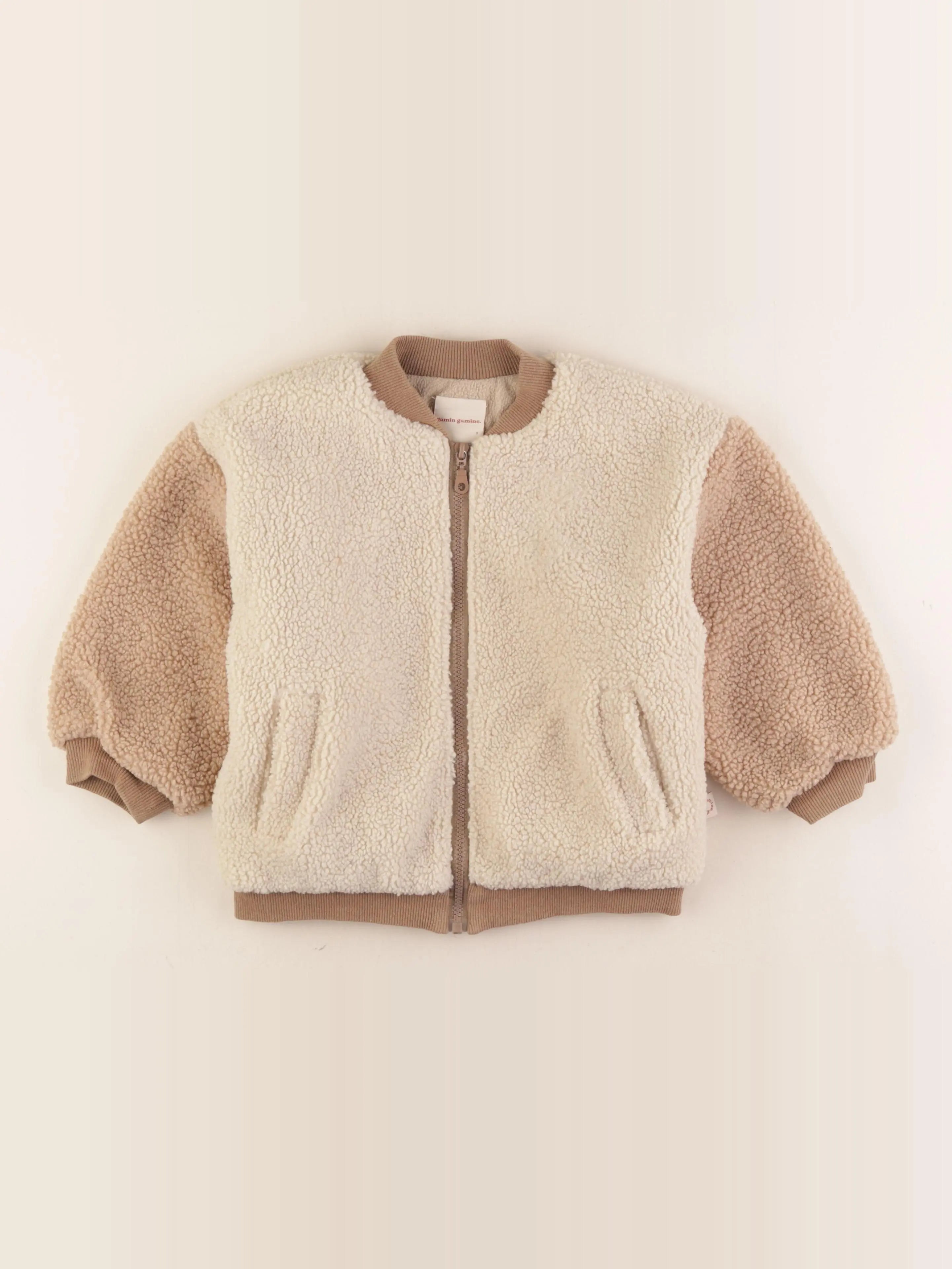 Gamin gamine - veste marron - 3 ans