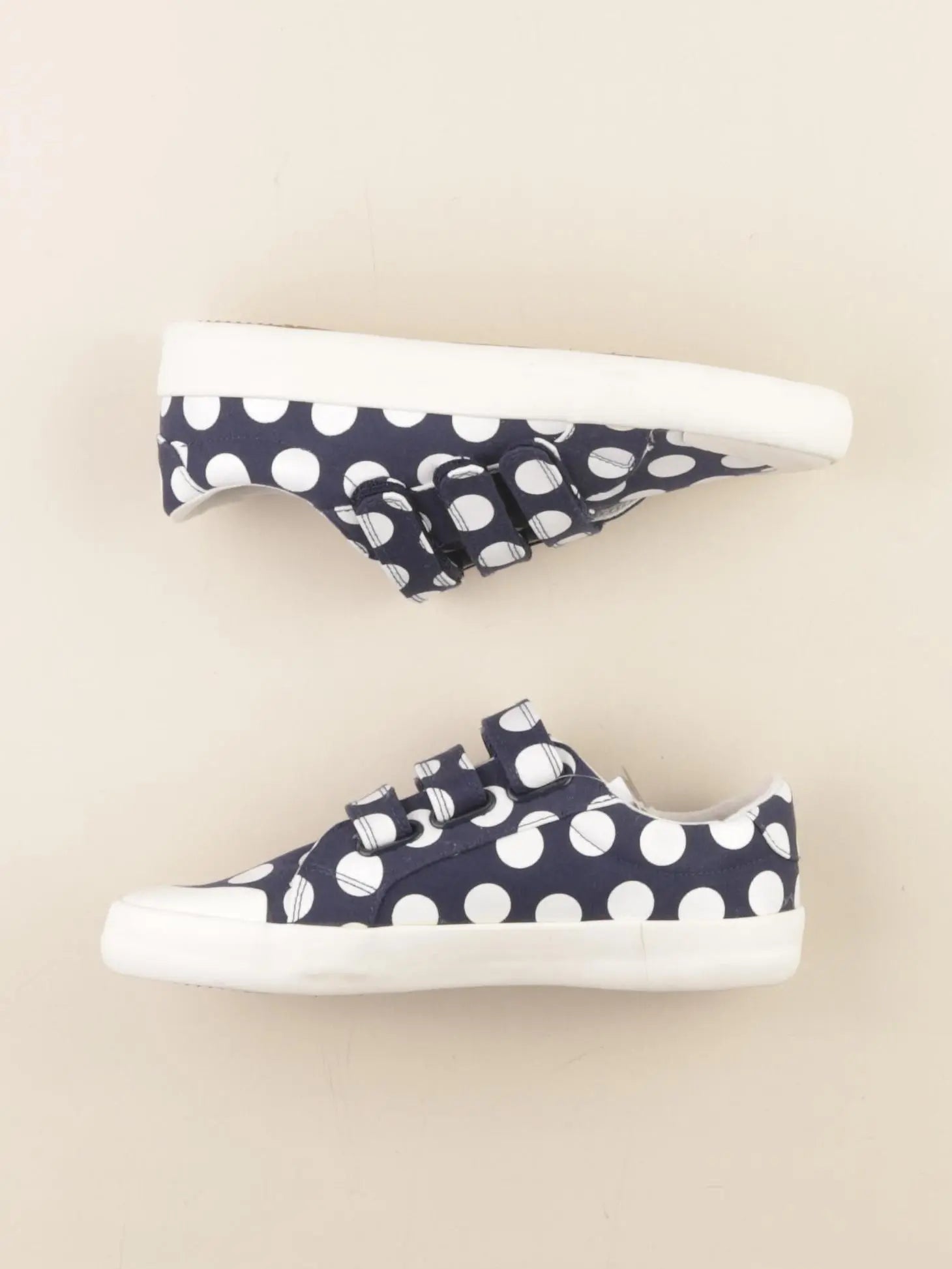 Vertbaudet - tennis à scratch/ lacets bleu - pointure 38